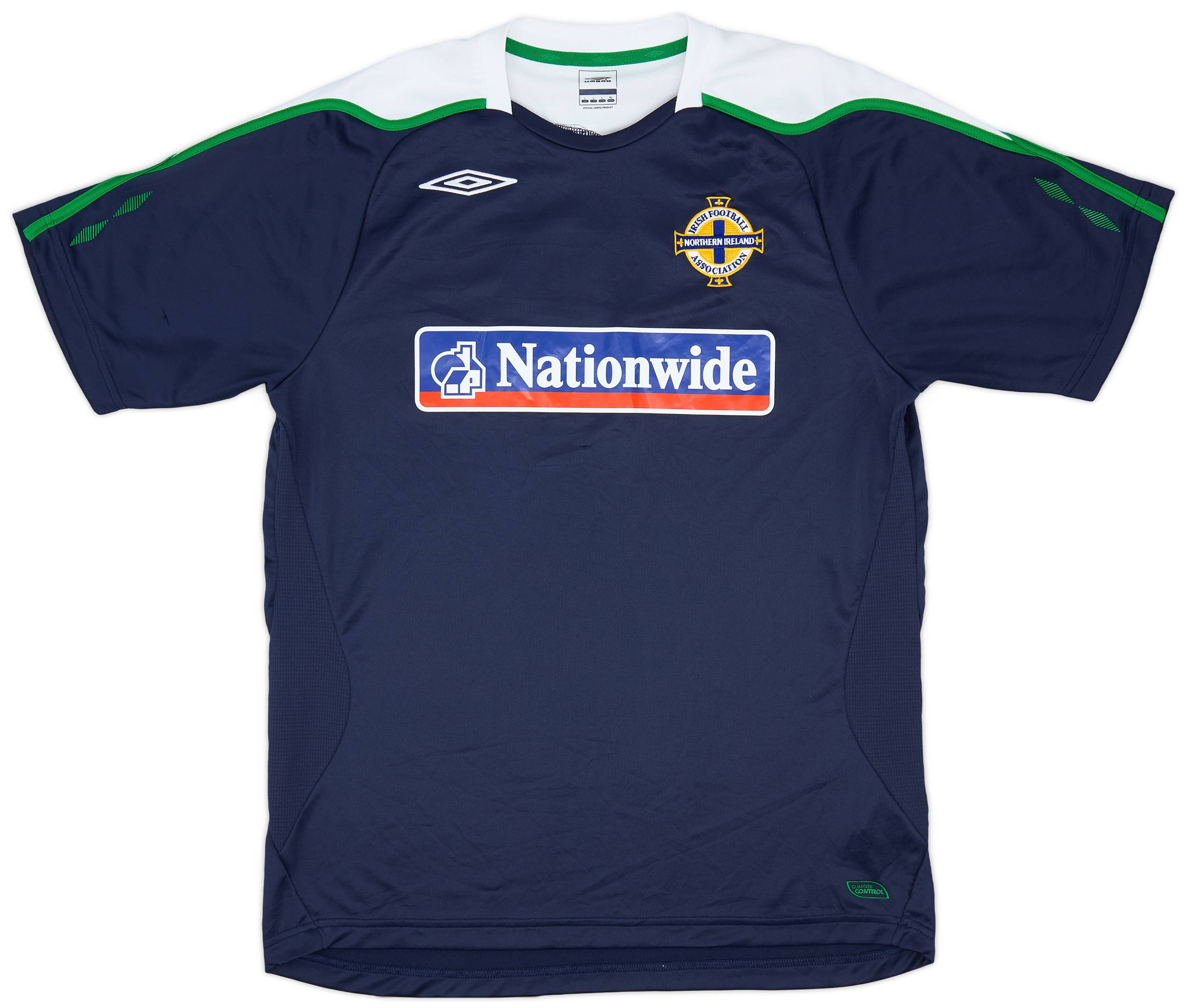 2007-08 Northern Ireland Umbro Training Shirt - 8/10 - (L)