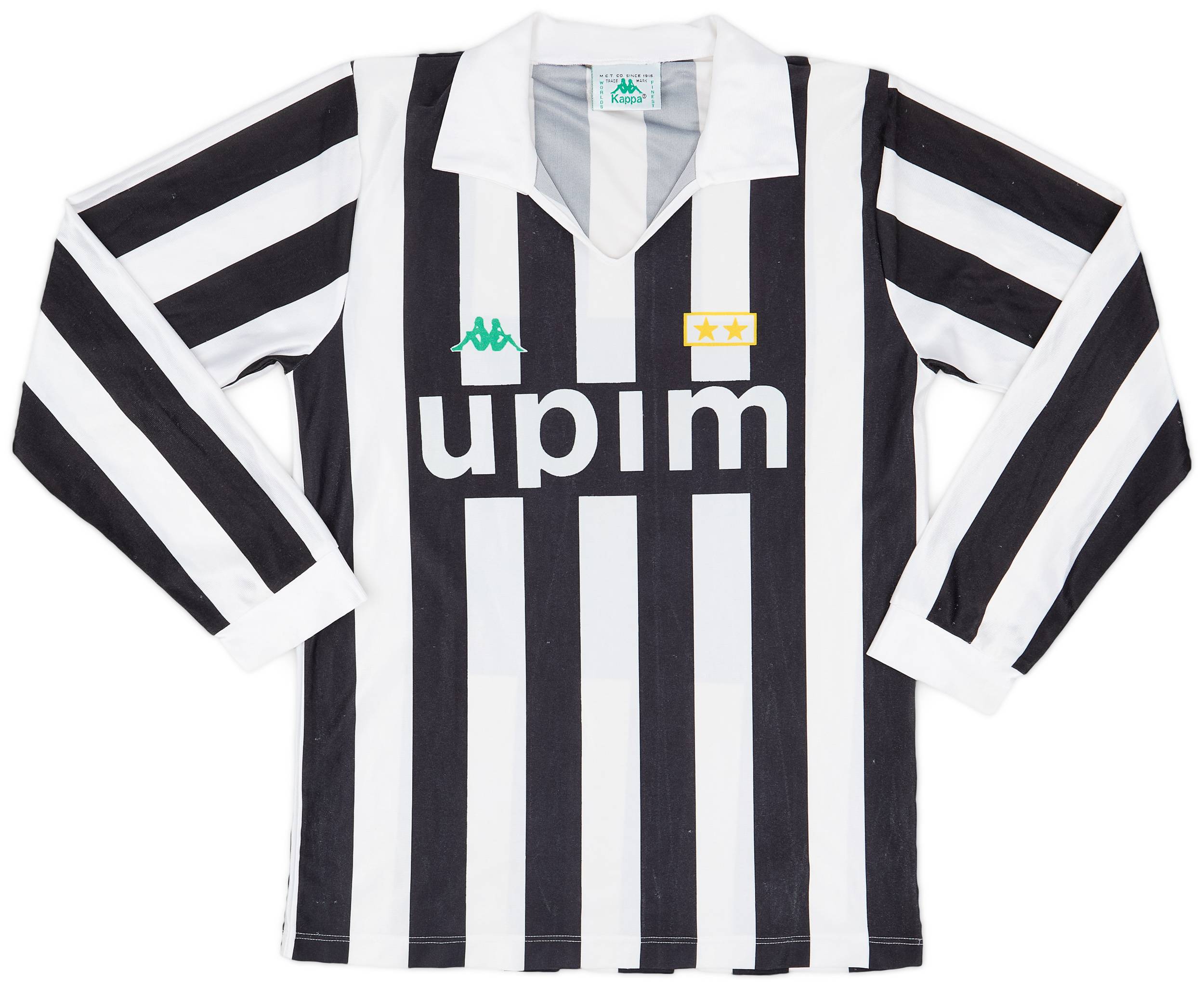 1991-92 Juventus Basic Home L/S Shirt - 8/10 - (M)