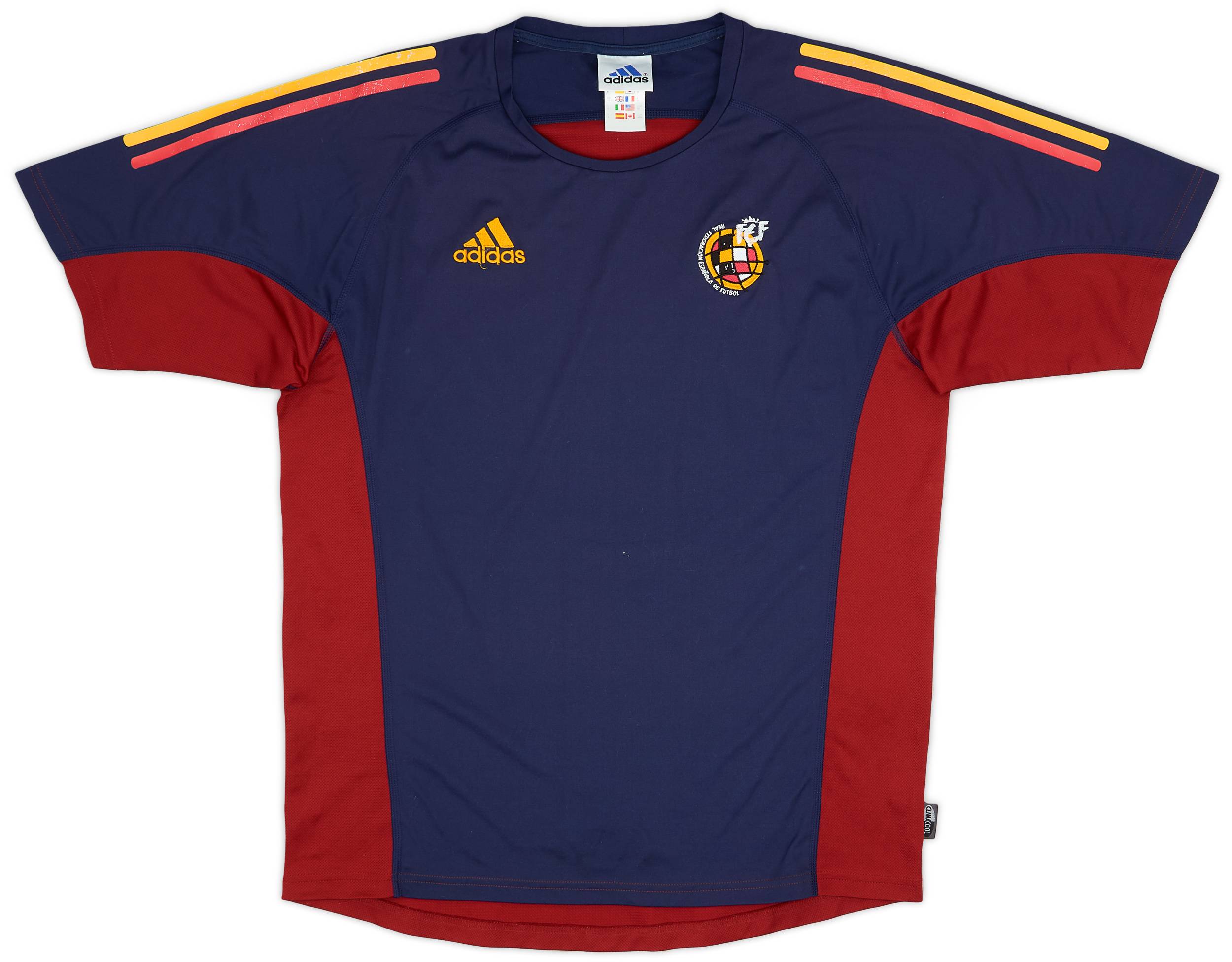 2001-02 Spain adidas Training Shirt - 7/10 - (M/L)