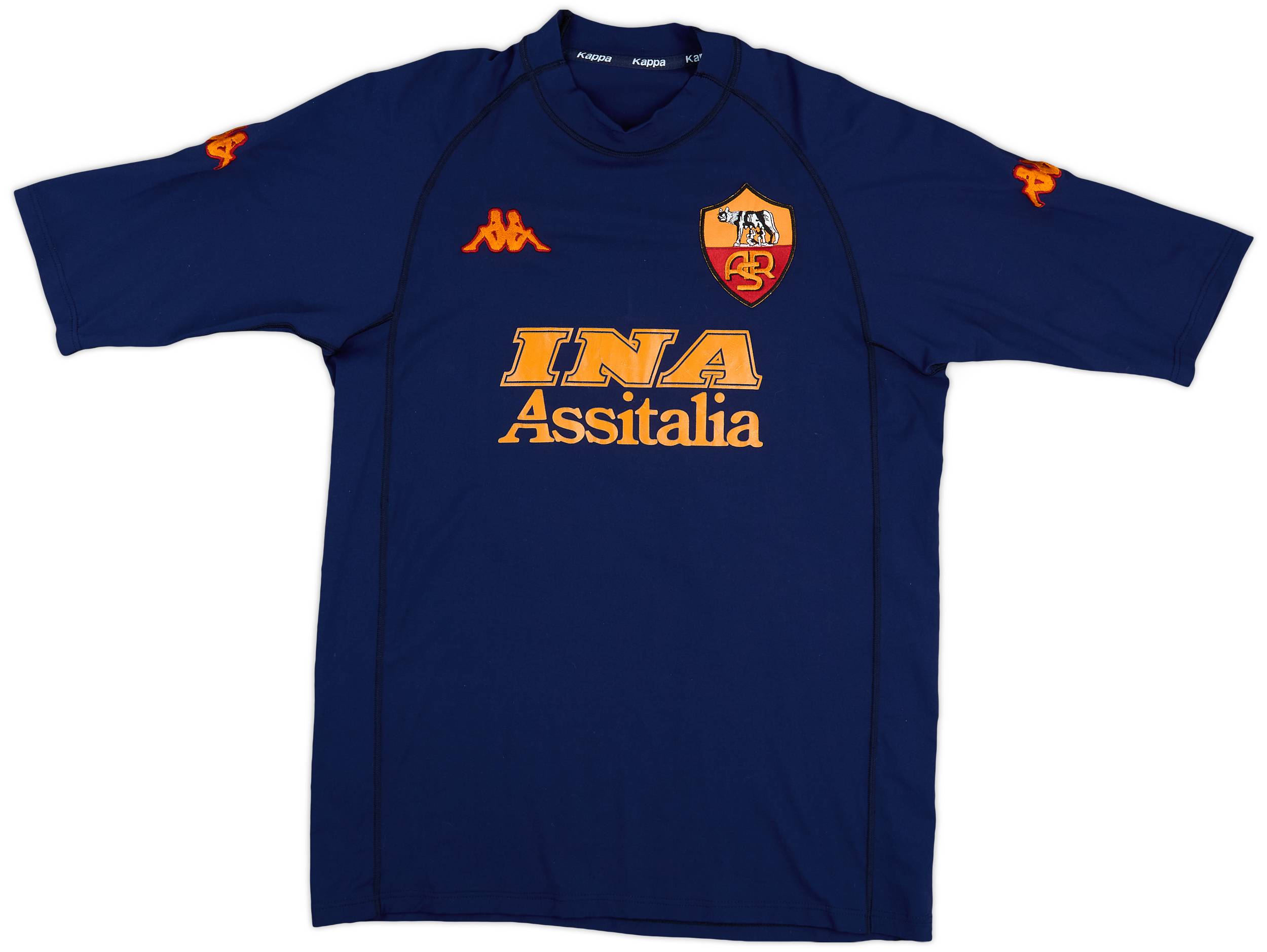 【NEW】【バティストゥータ】ASローマ(2000/01) 2000-01 Roma Third Shirt Batistuta #18 - 5/10 - (XL)