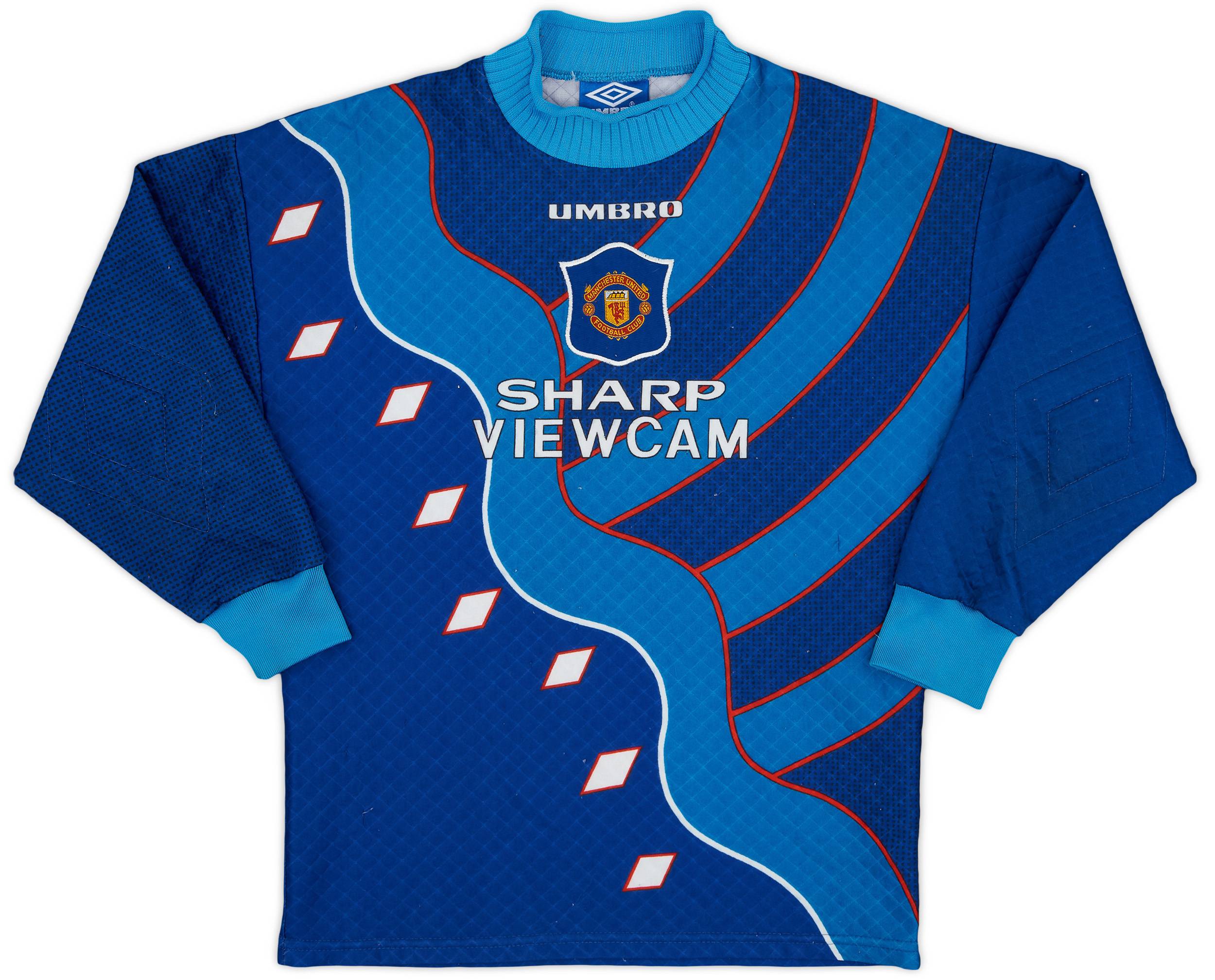 1994-97 Manchester United GK Shirt - 8/10 - (L.Boys)