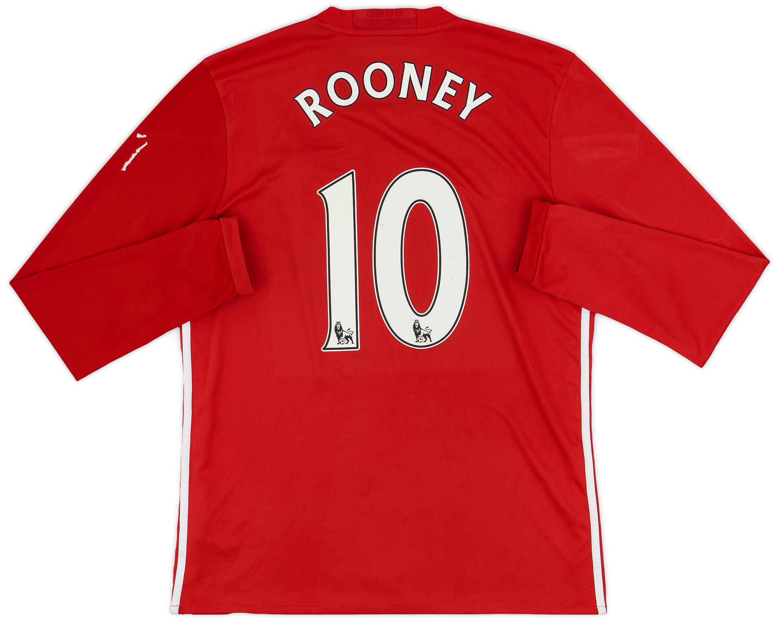 2016-17 Manchester United Home L/S Shirt Rooney #10 - 5/10 - (L)