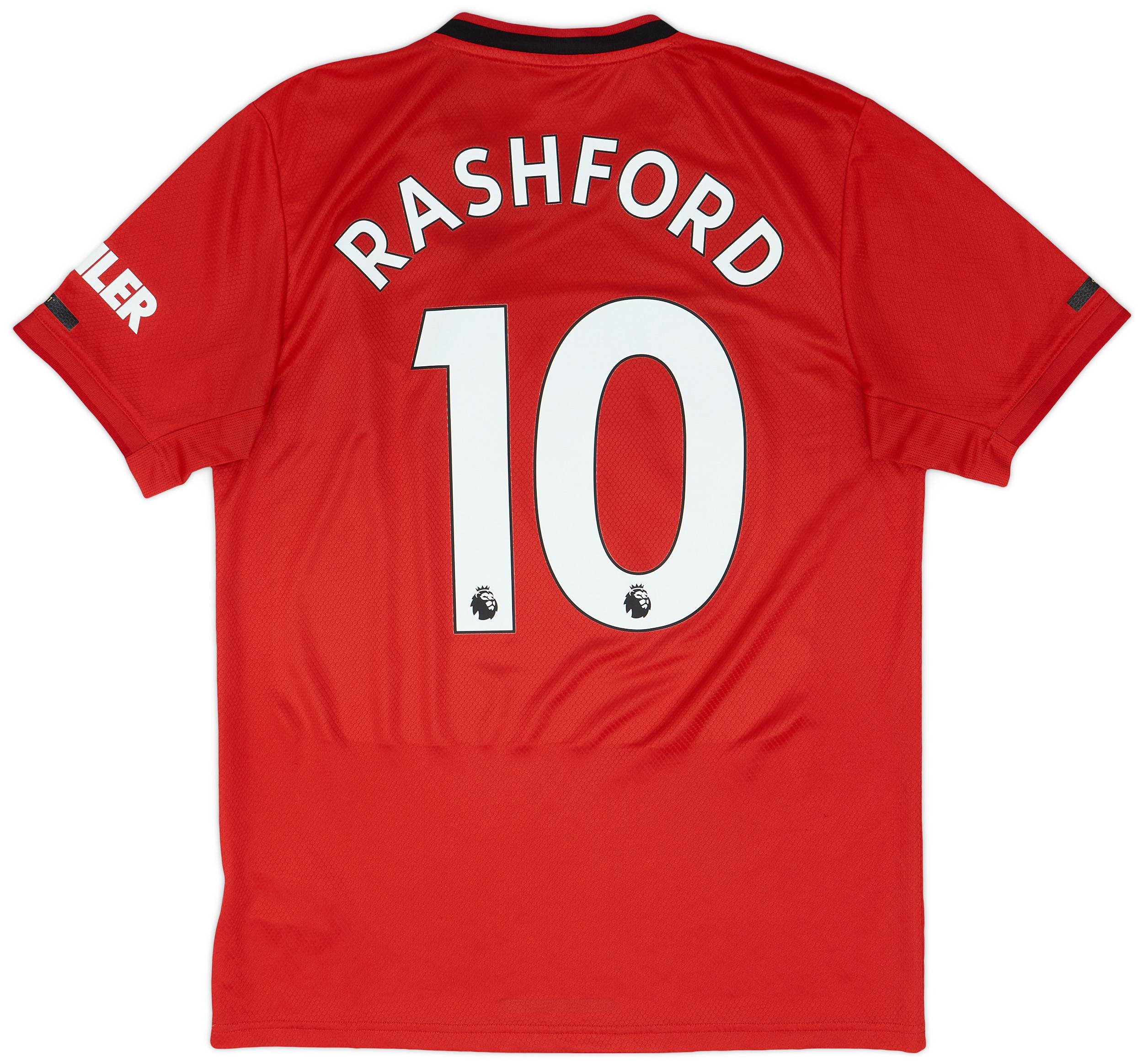 2019/20 Manchester United Home Jersey #10 Rashford 4XL
