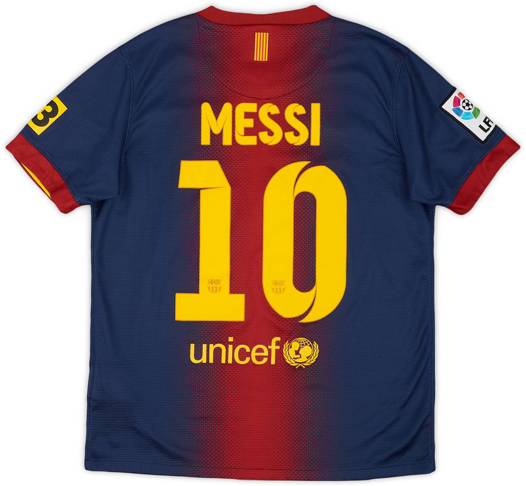 2012-13 Barcelona Home Shirt Messi #10 - 8/10 - (M.Boys)