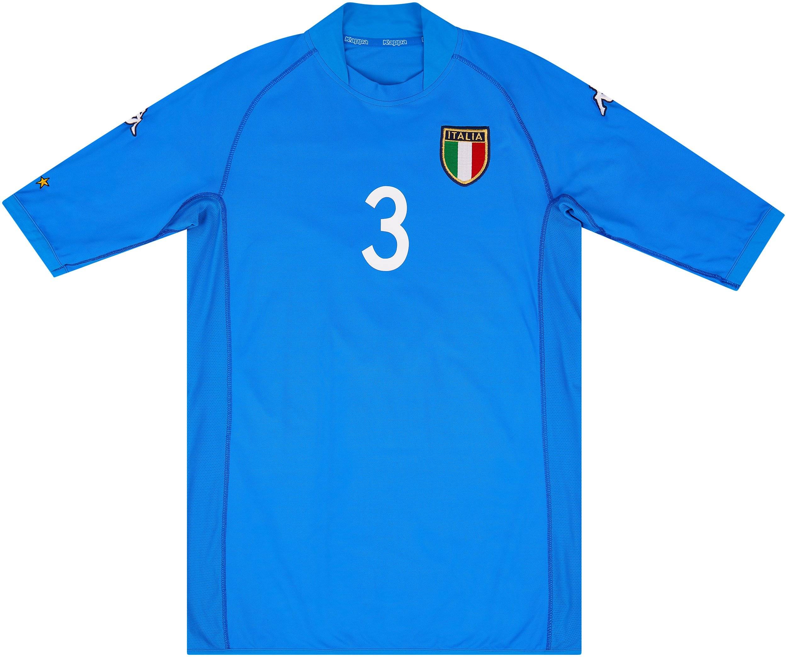 2002 Italy Home Shirt Maldini #3