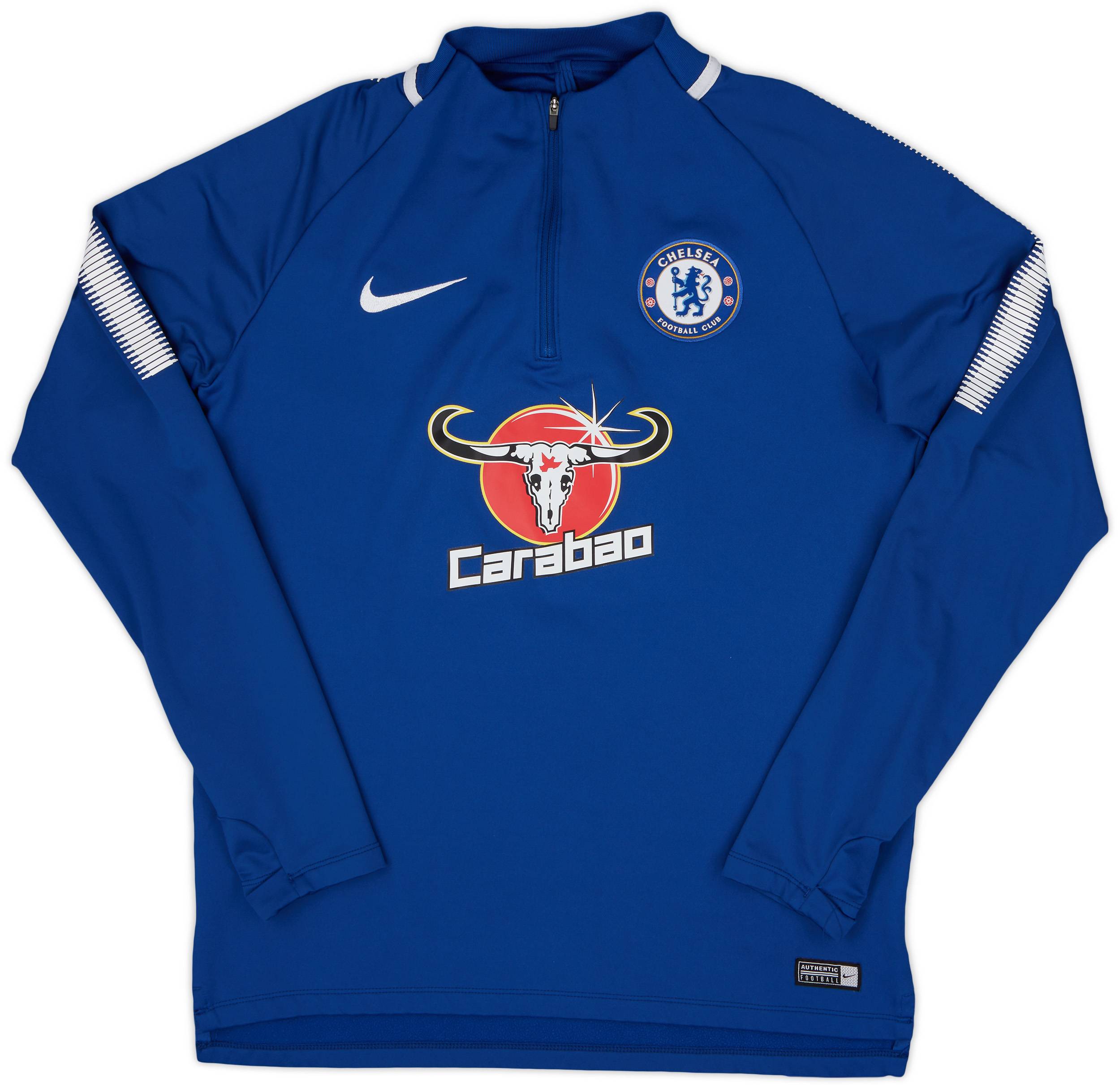 2017-18 Chelsea Nike 1/4 Zip Training Top - 8/10 - (M)