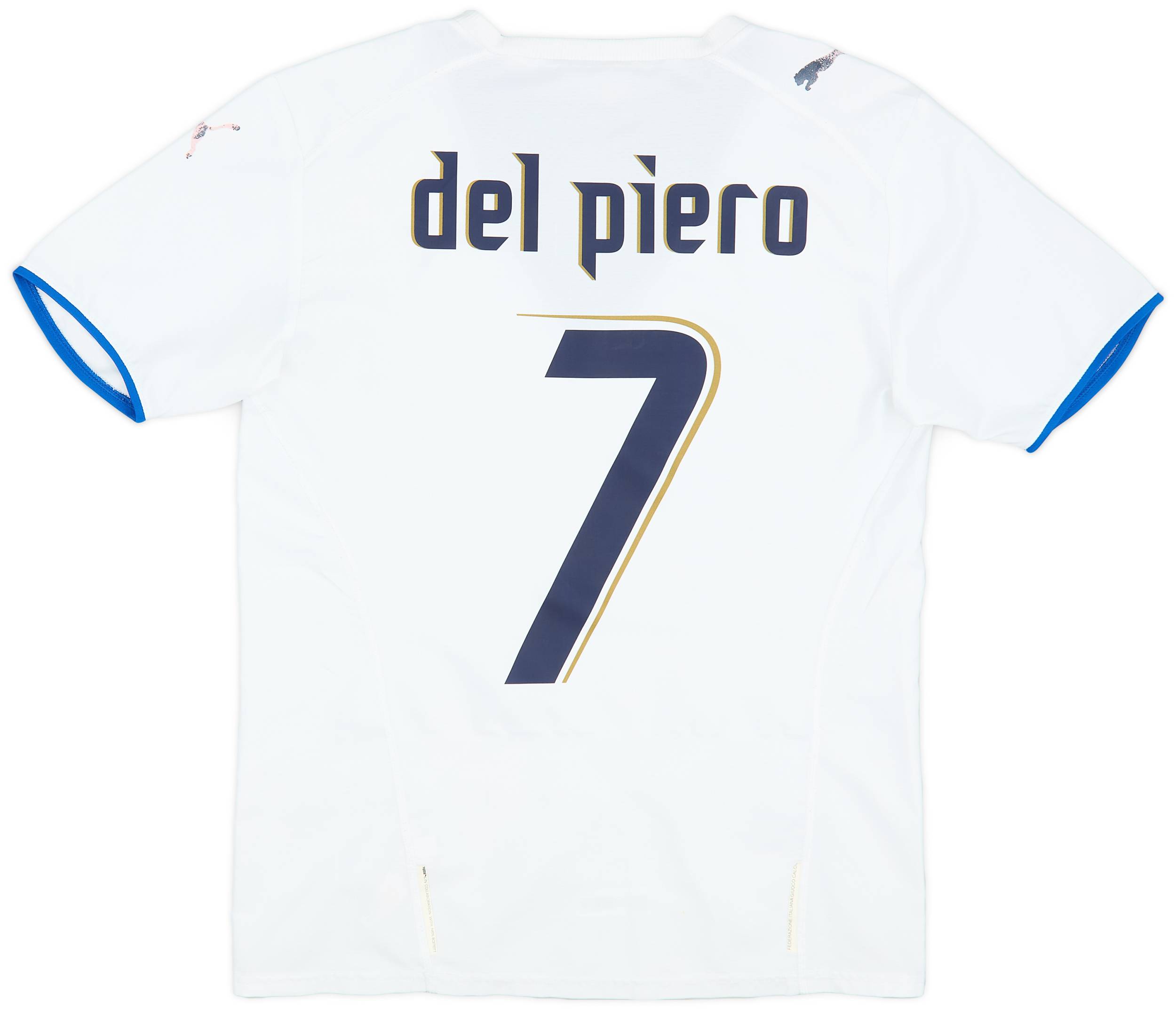 2006 Italy Away Shirt Del Piero #7 - 6/10 - (M)