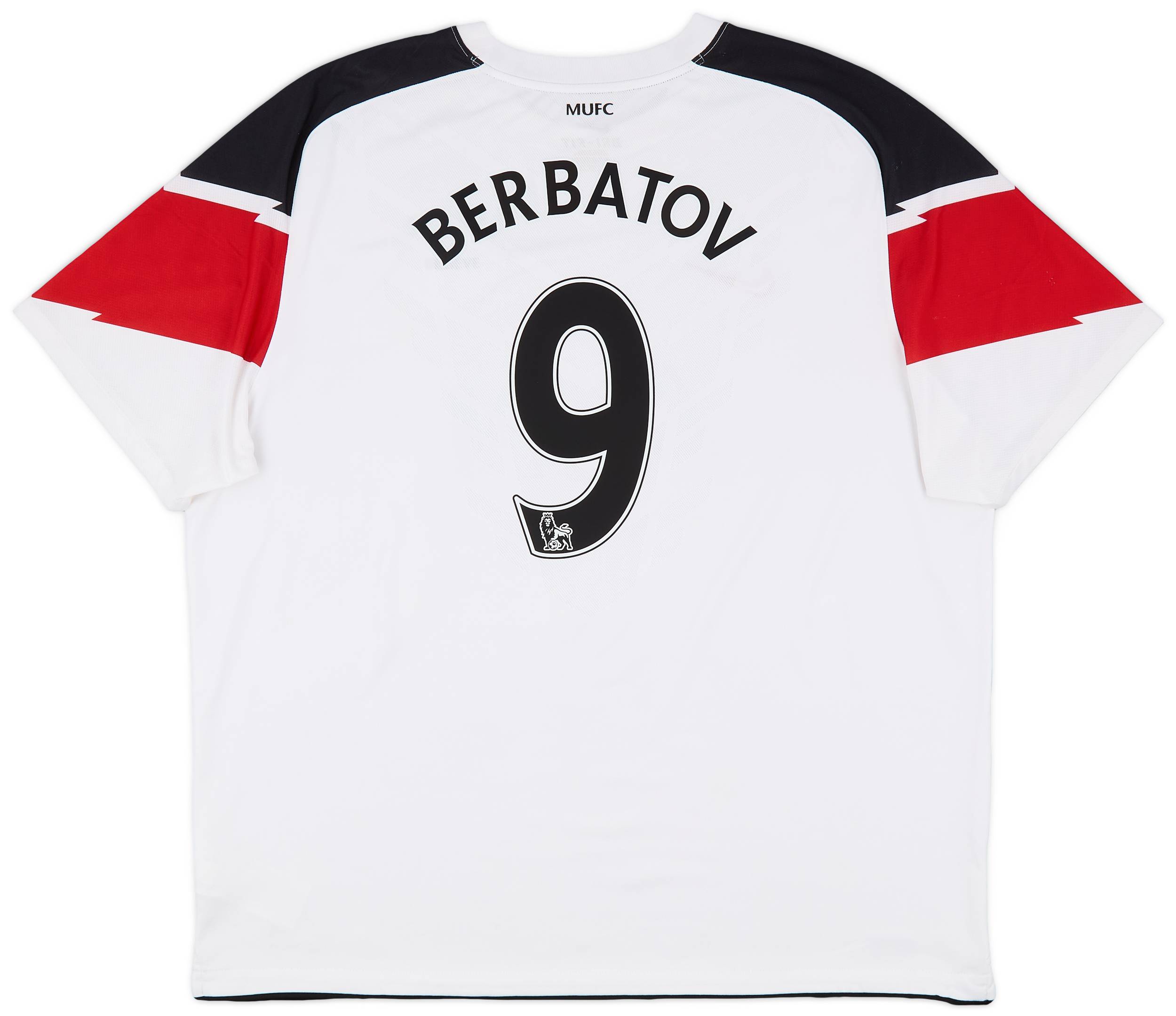2010-12 Manchester United Away Shirt Berbatov #9 - 9/10 - (XXL)