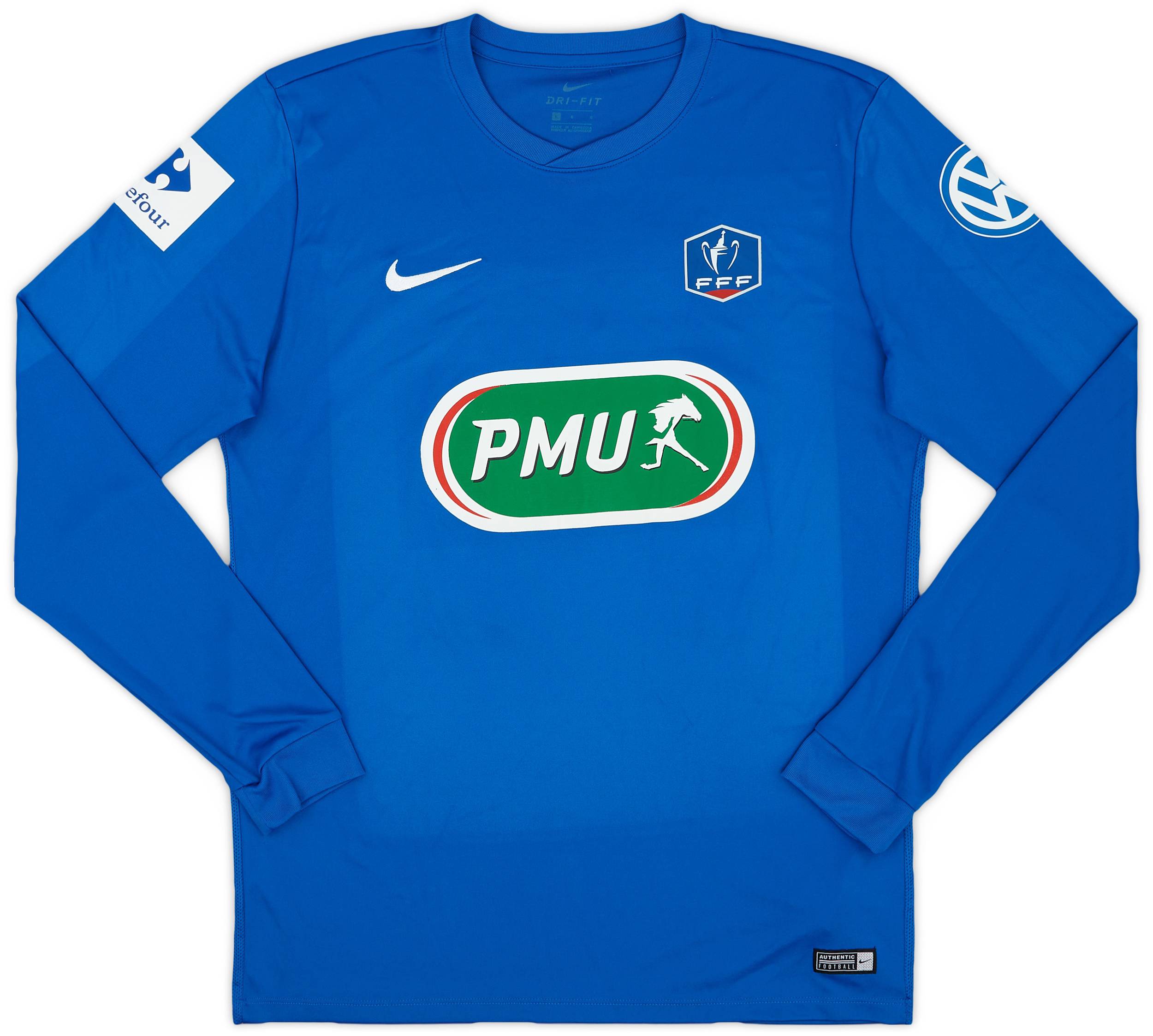 2017-18 Coupe de France Nike Template L/S Shirt #14 - 8/10 - (L)
