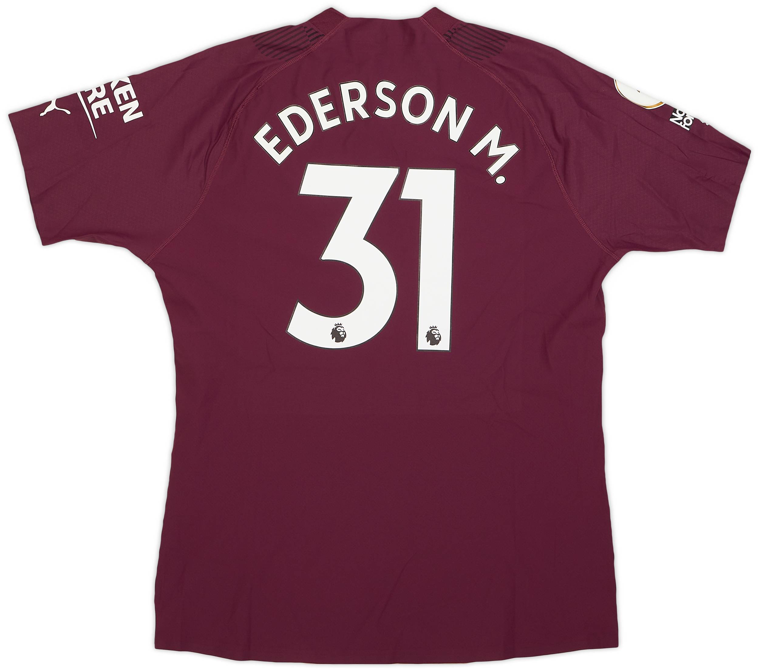 2023-24 Manchester City Match Issue GK Shirt Ederson M. #31