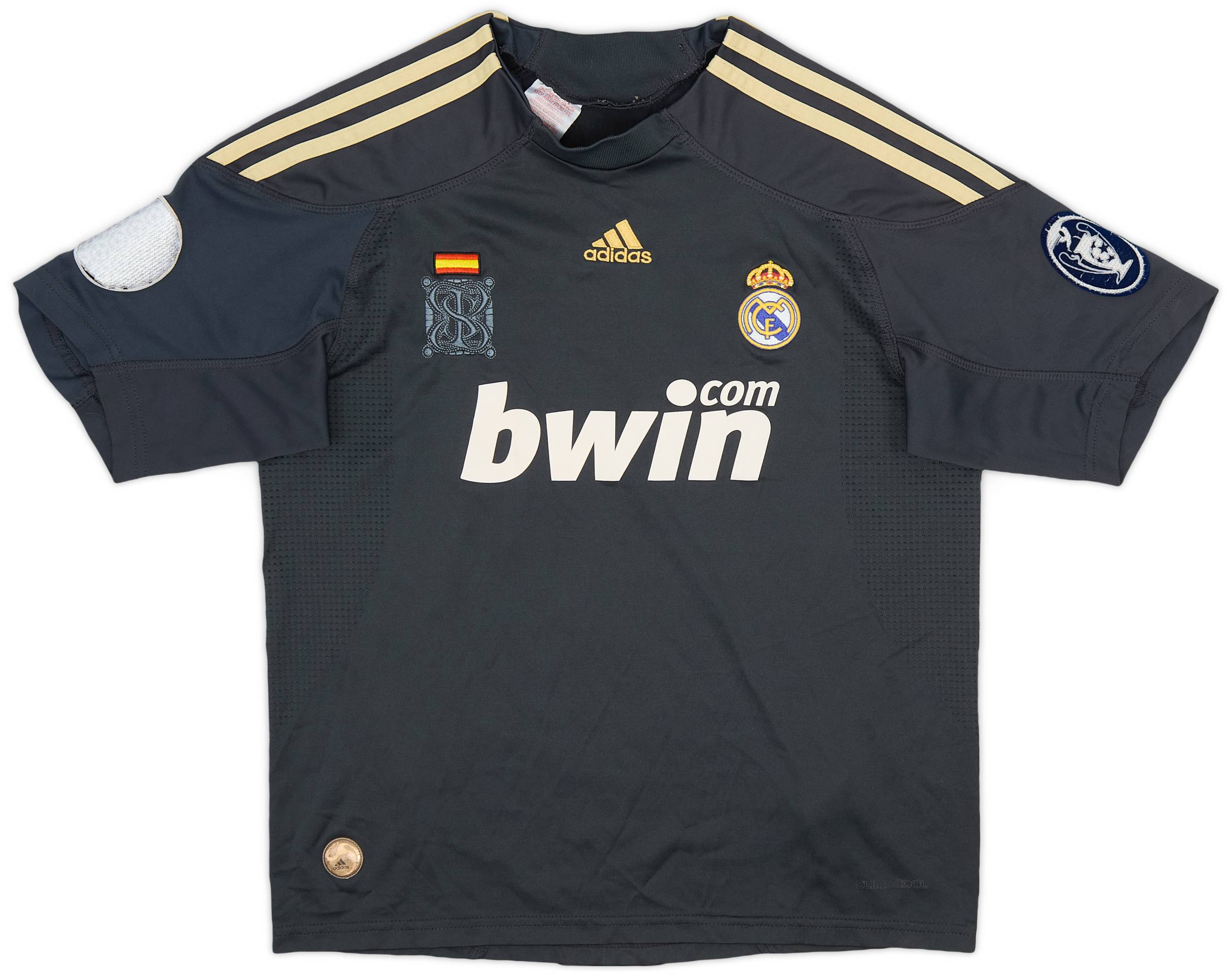 アディダス 00s 09/10REAL MADIRD ユニフォーム M 2009-10 Real Madrid Third Shirt - 4/10 - (L.Boys)