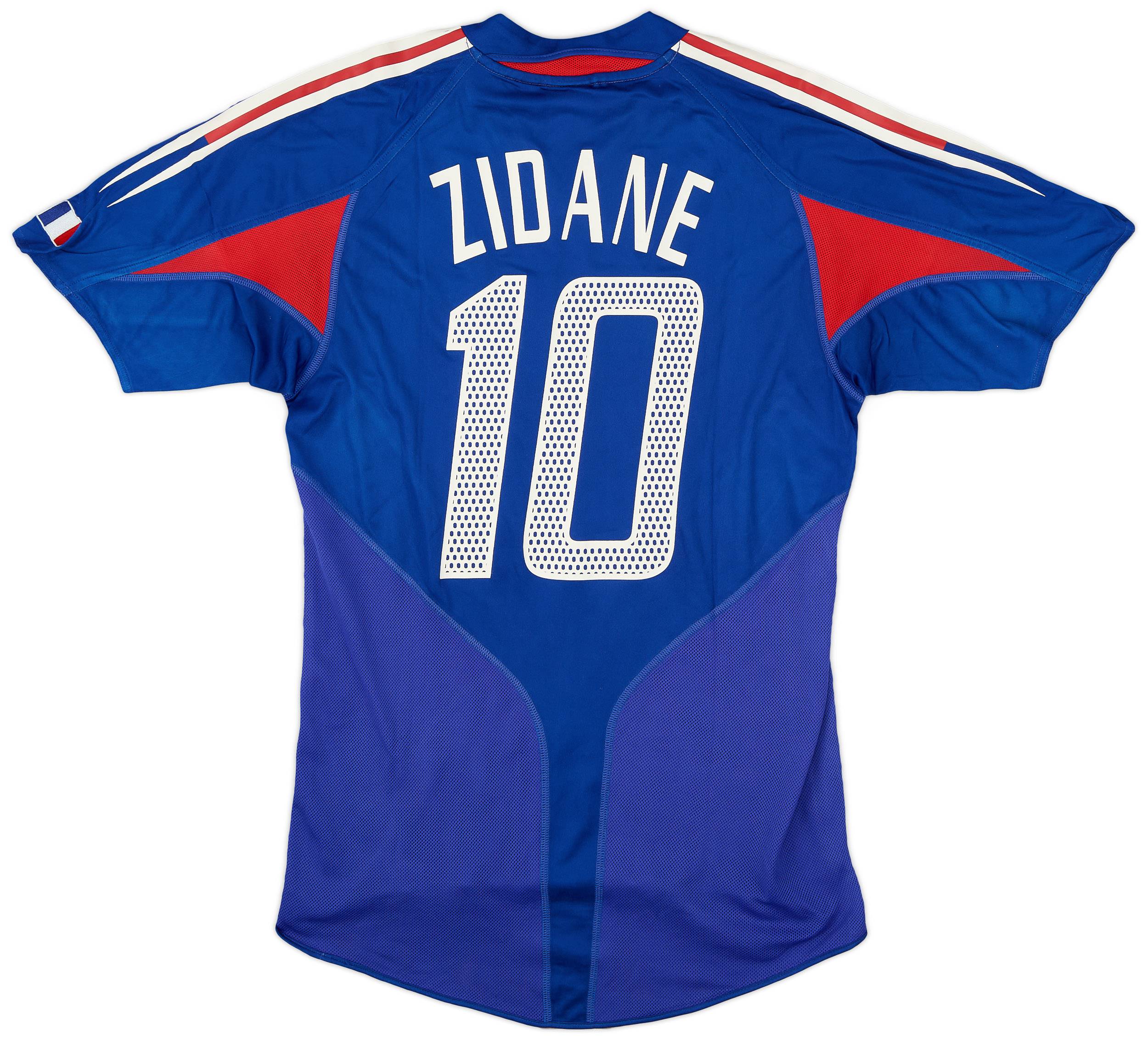2004-06 France Home Shirt Zidane #10 - 5/10 - (S)