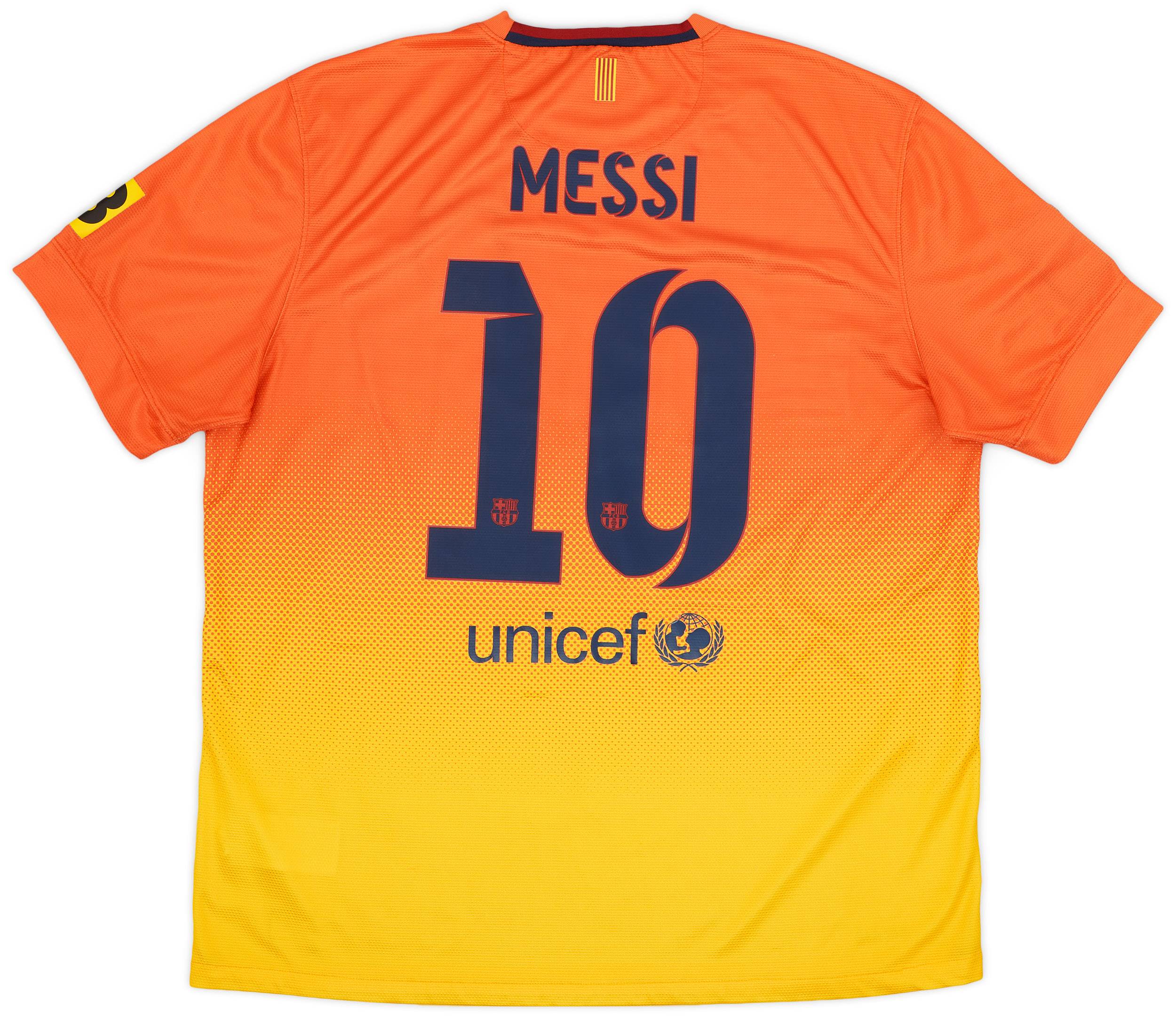 2012-13 Barcelona Away Shirt Messi #10 - 8/10 - (XL)
