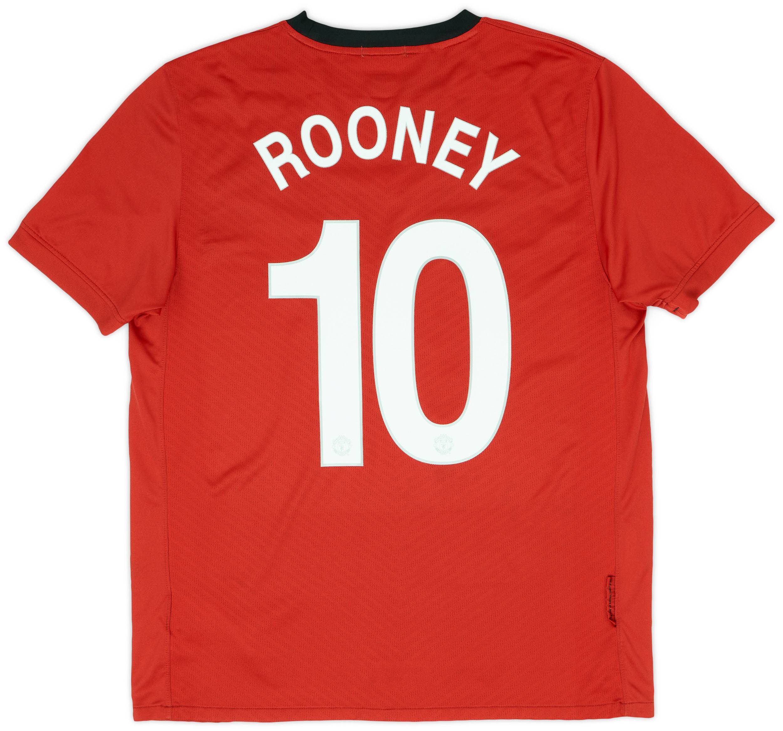 2009-10 Manchester United Home Shirt Rooney #10 - 6/10 - (L)
