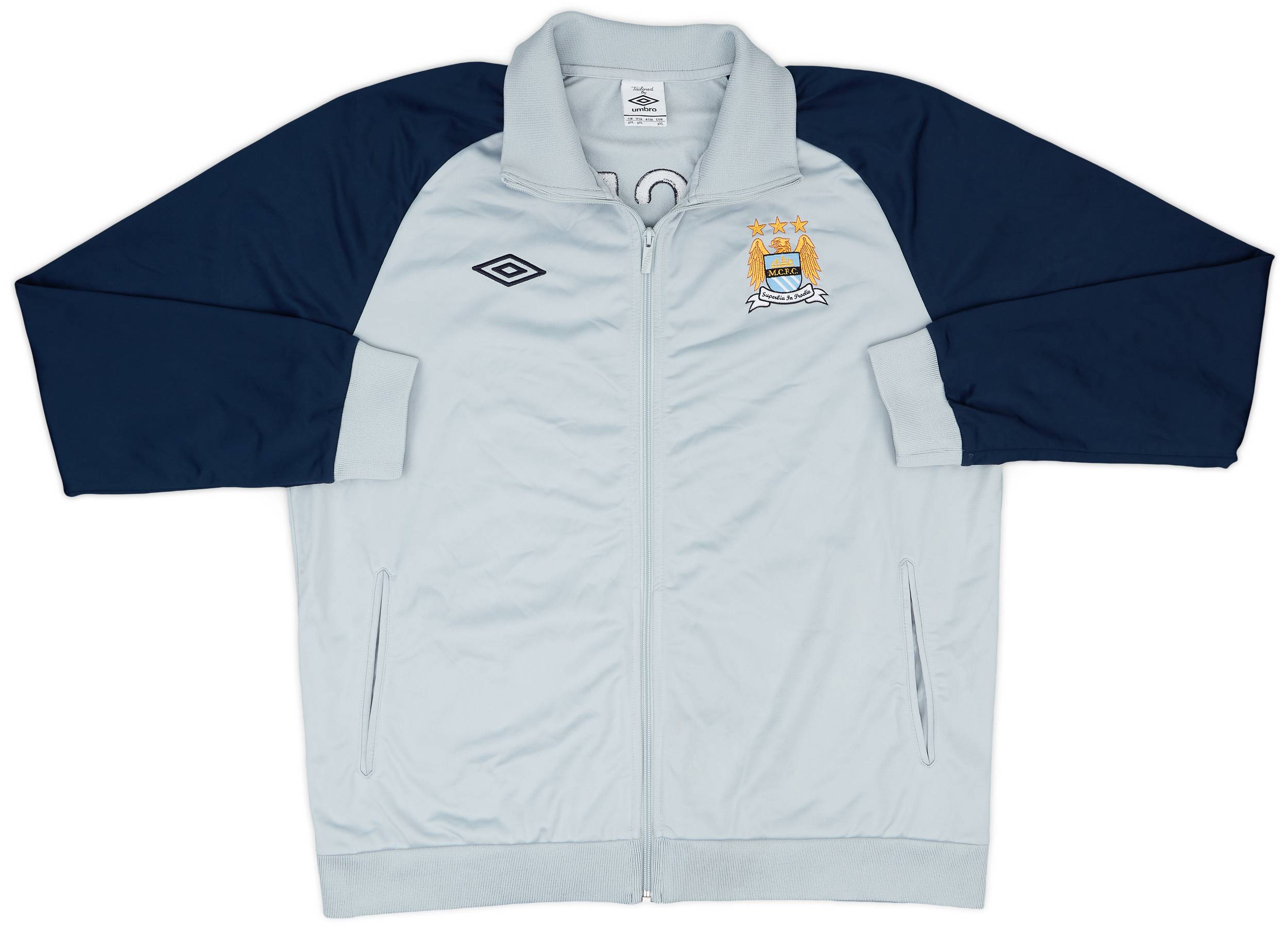 2010-11 Manchester City Umbro Track Jacket - 8/10 - (3XL)