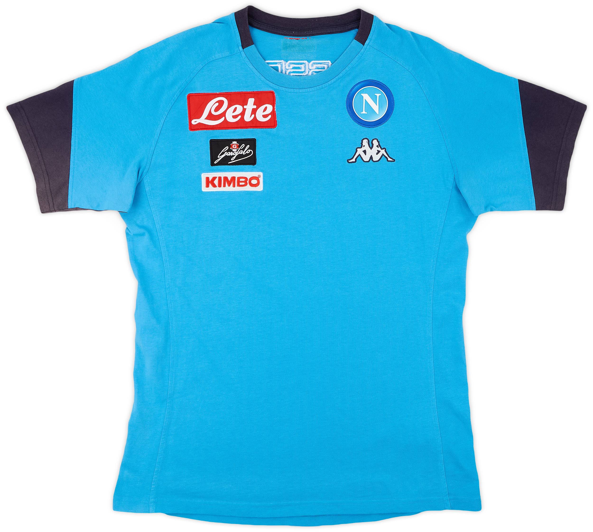 2018-19 Napoli Kappa Training Shirt - 7/10 - (M)