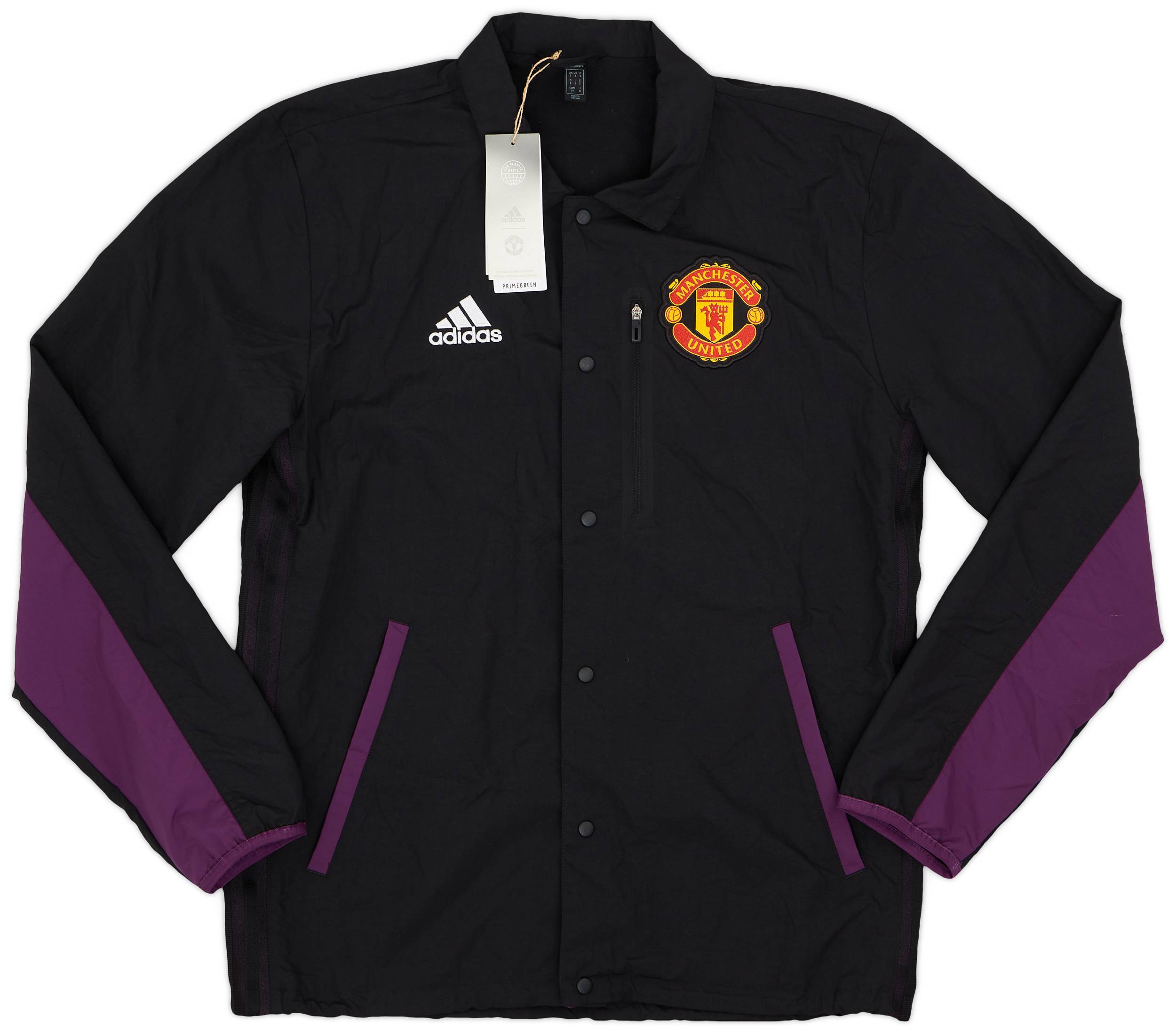 adidas Manchester United Climawarmウェア adidas Manchester United Windbreaker Jacket - Black & Red