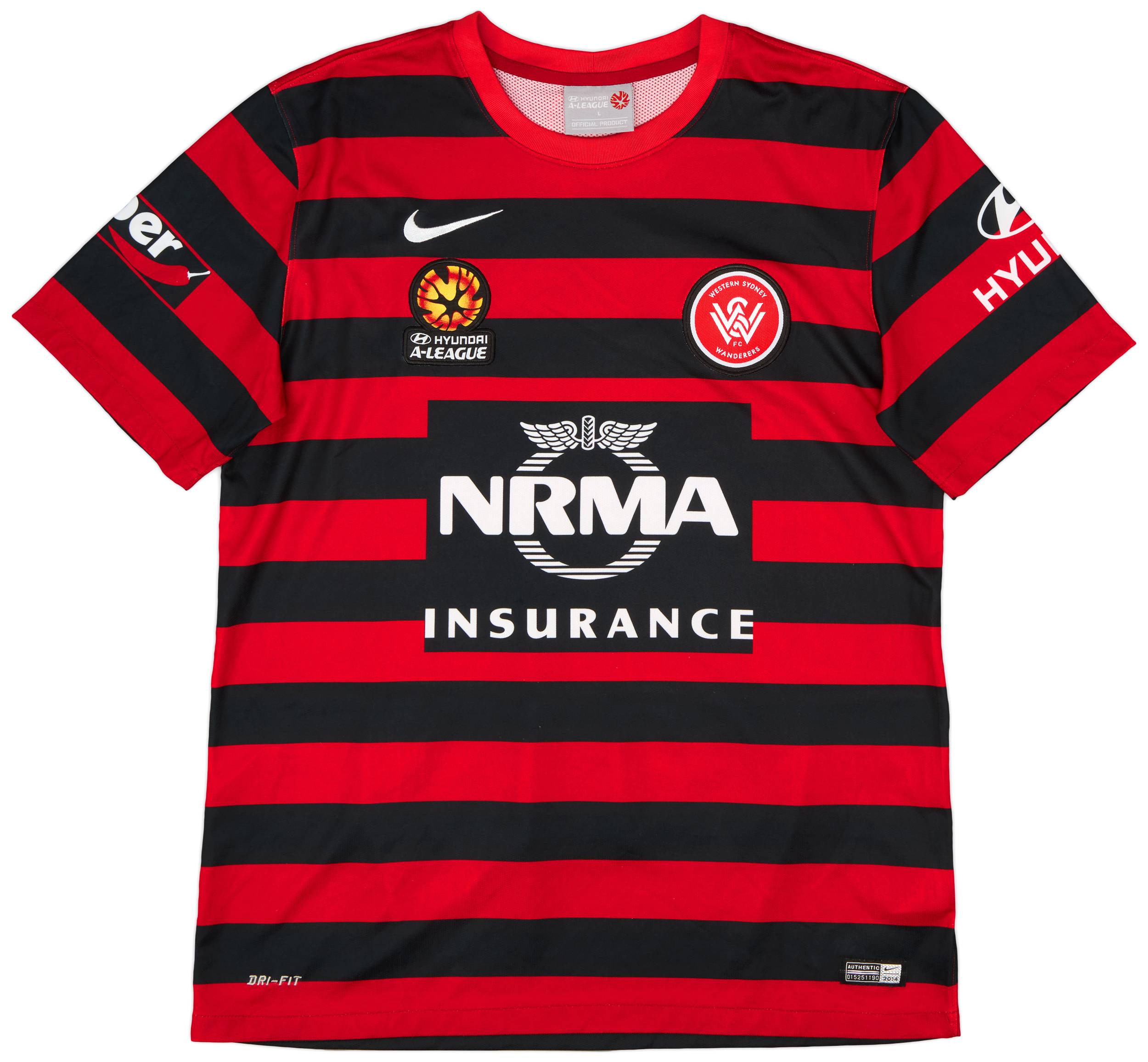 2014-15 Western Sydney Wanderers Home Shirt - 9/10 - (L)