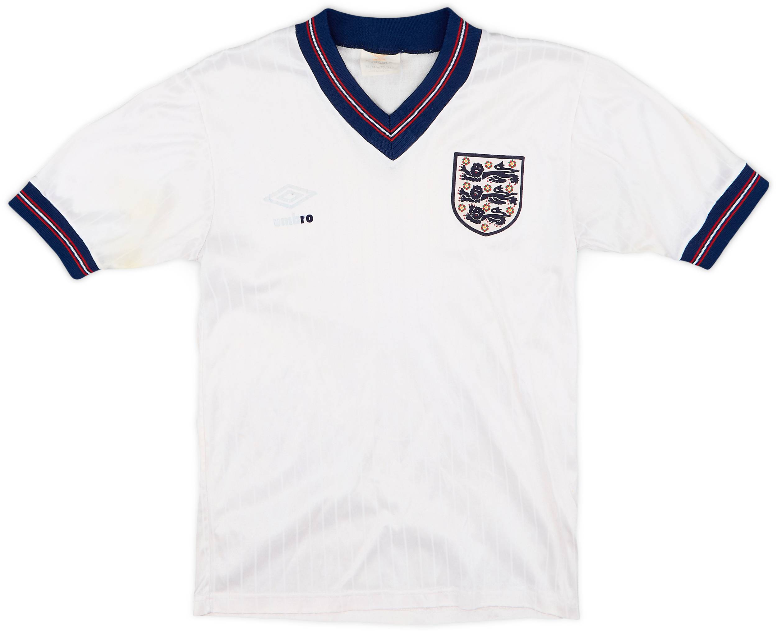 1984-87 England Home Shirt - 4/10 - (L.Boys)
