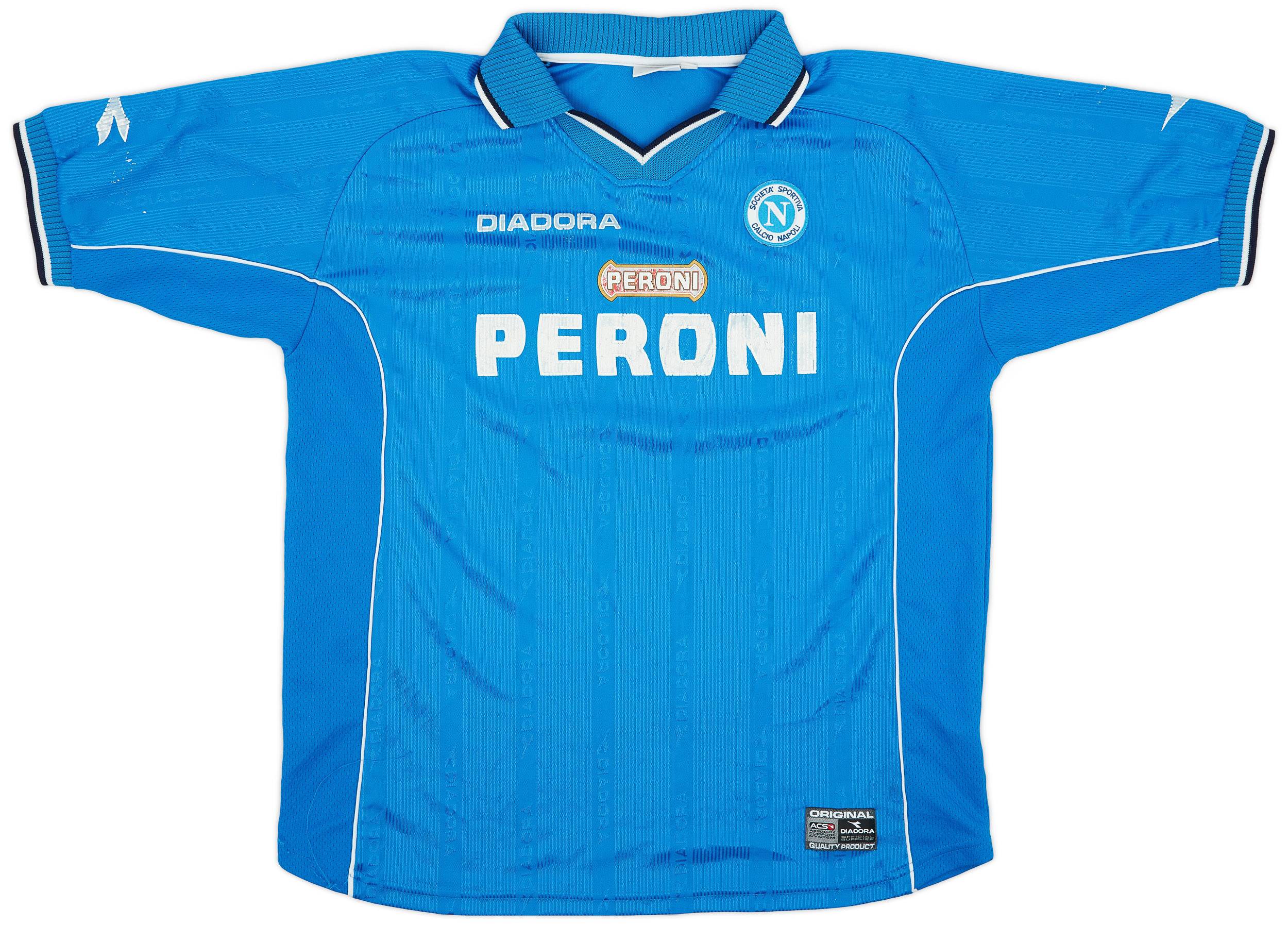 2000-01 Napoli Home Shirt - 6/10 - (XL)