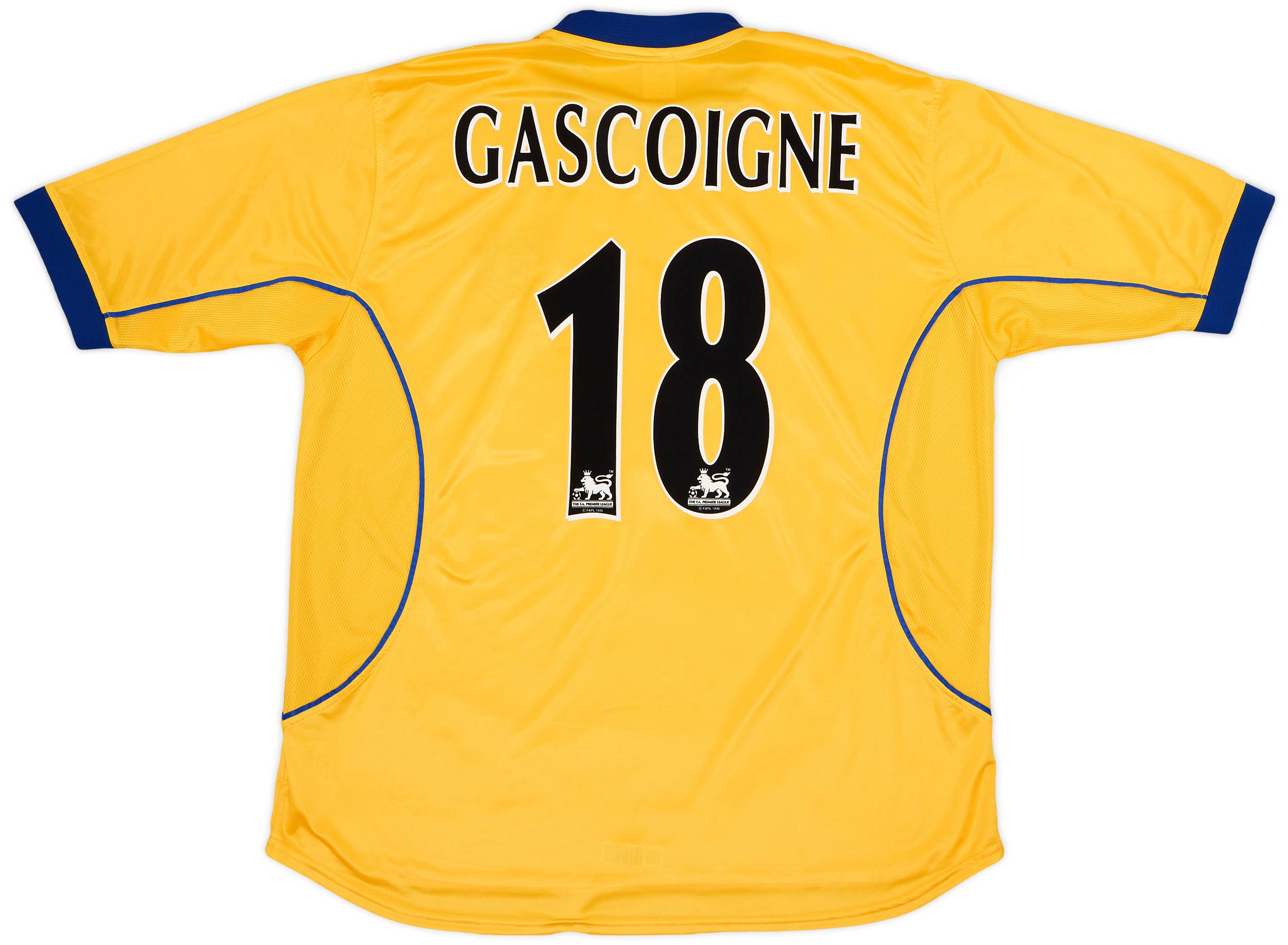 2000-01 Everton Away Shirt Gascoigne #18 - 8/10 - (XL)