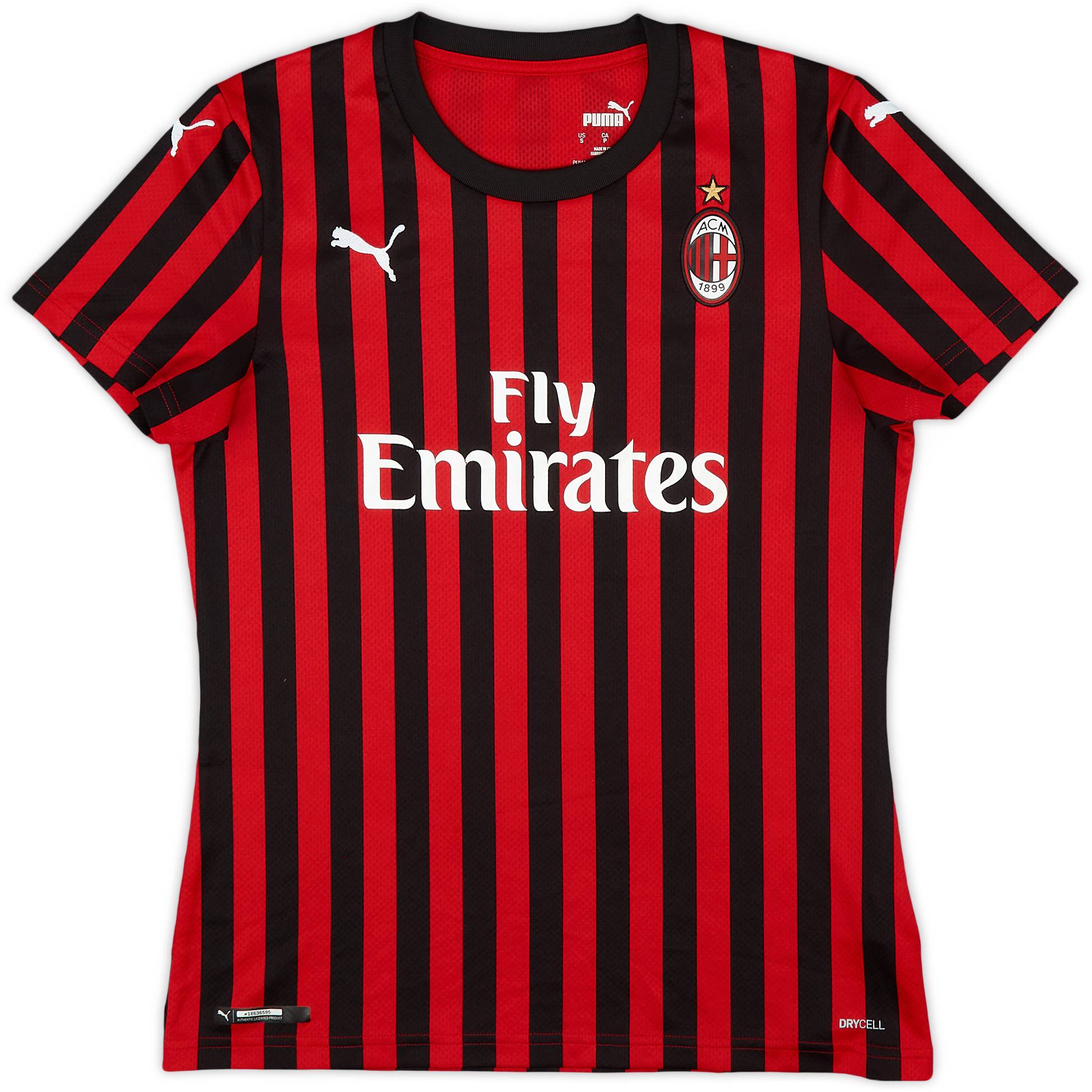 2019-20 AC Milan Home Shirt - 6/10 - (Women's S)