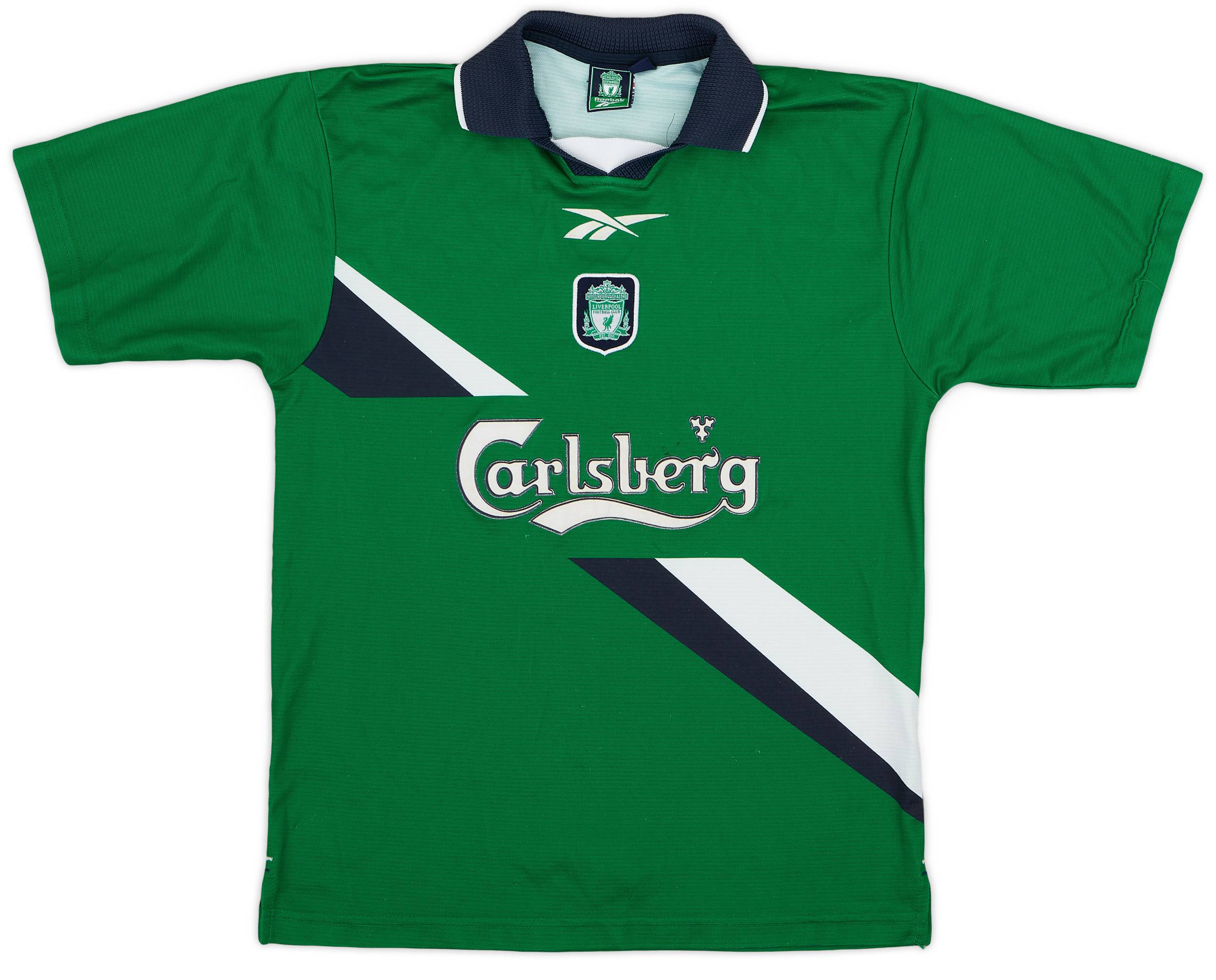 1999-00 Liverpool Away Shirt - 6/10 - (XL.Boys)