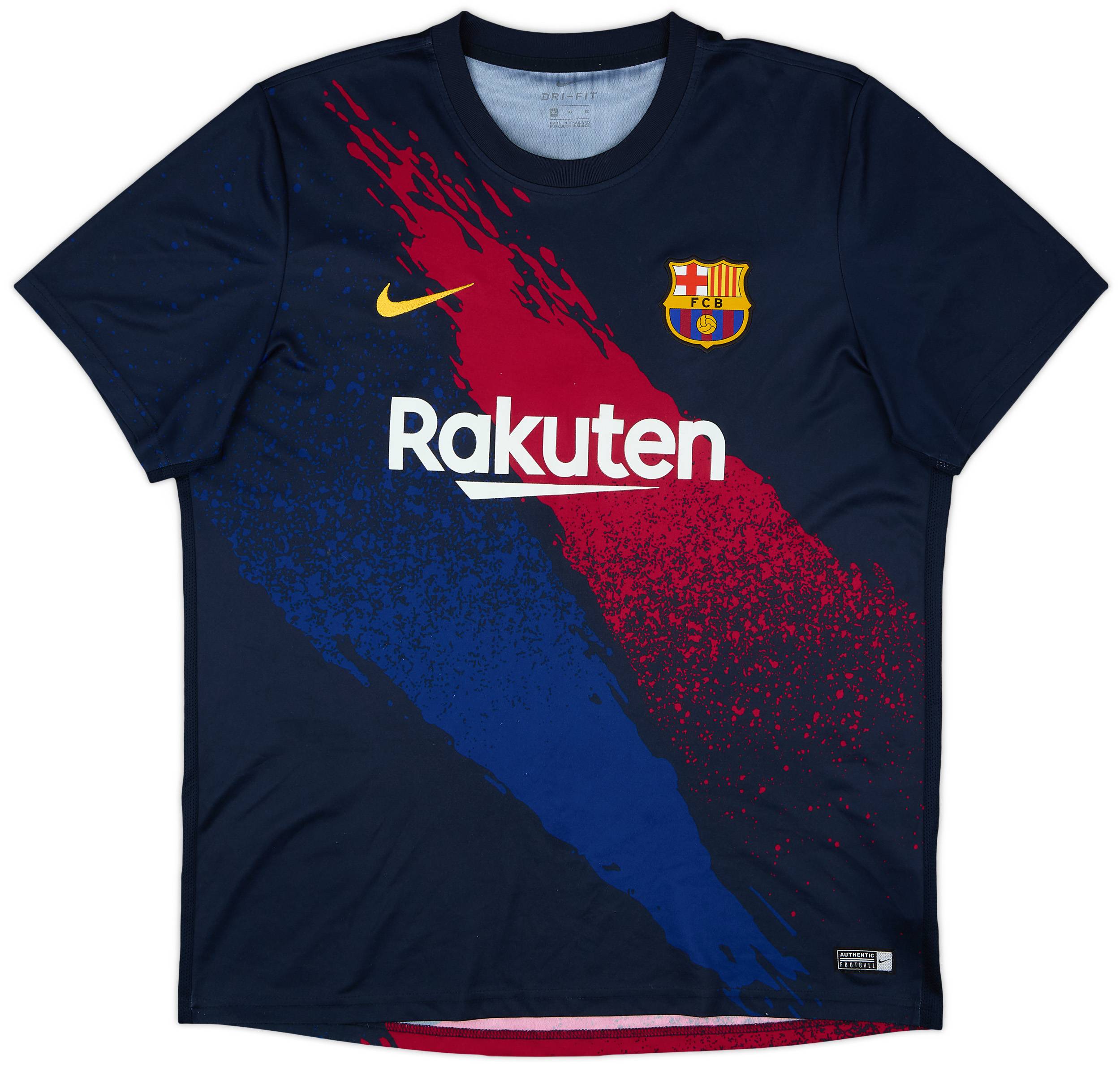 2019-20 Barcelona Nike Training Shirt - 8/10 - (XL)