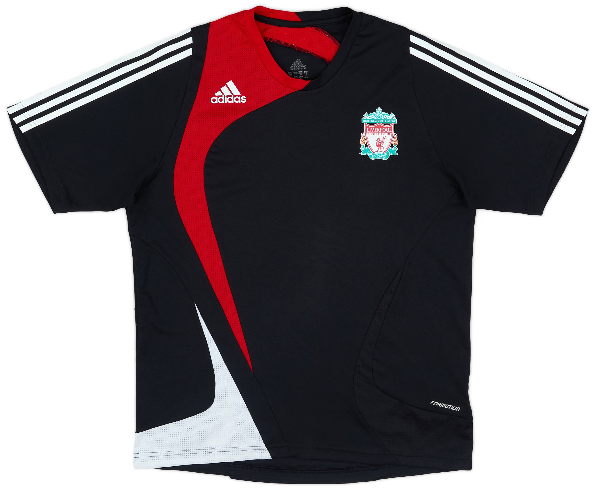 2007-08 Liverpool adidas Formotion Training Shirt - 8/10 - (L)