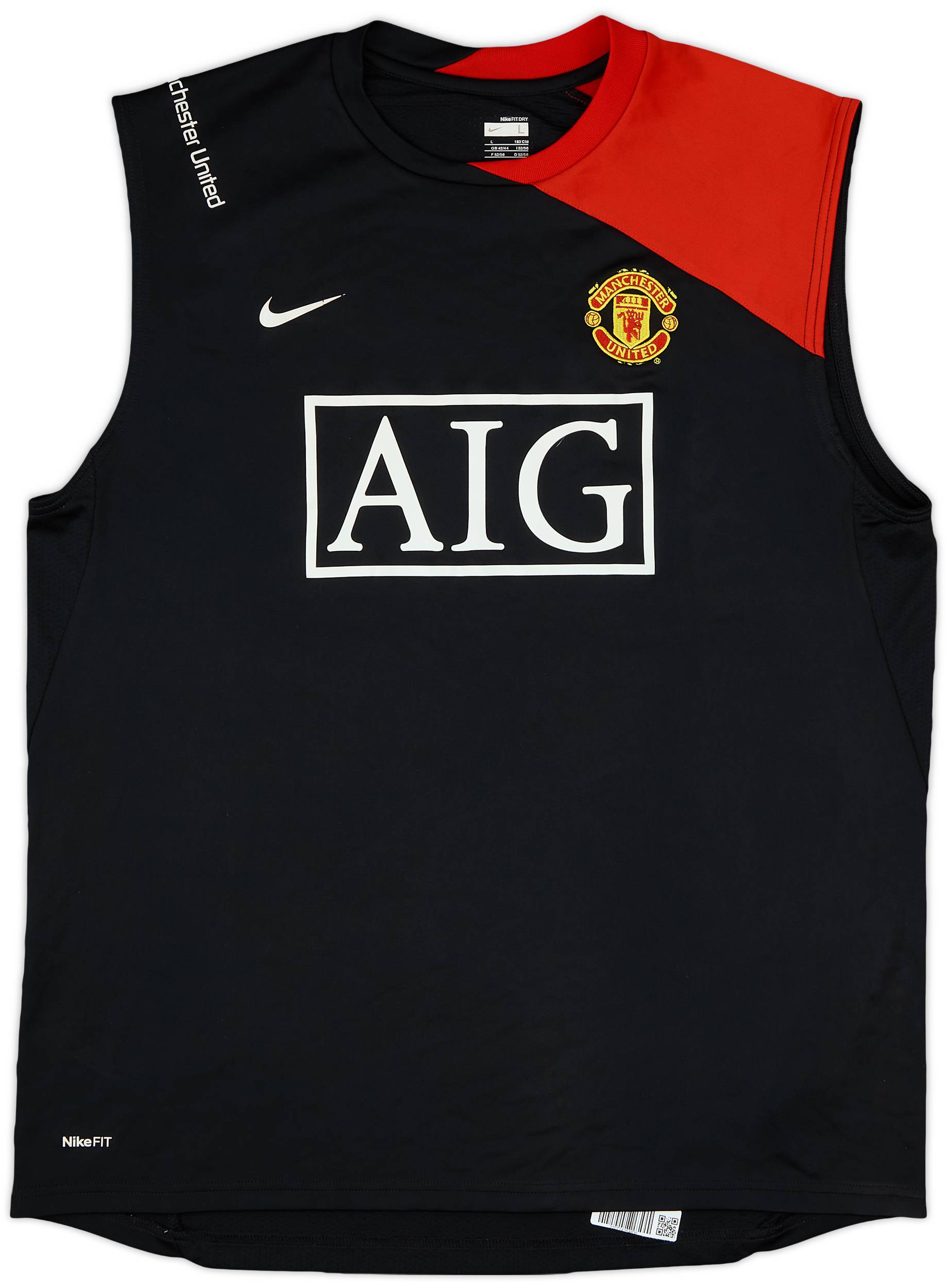 2008-09 Manchester United Nike Training Vest - 8/10 - (L)