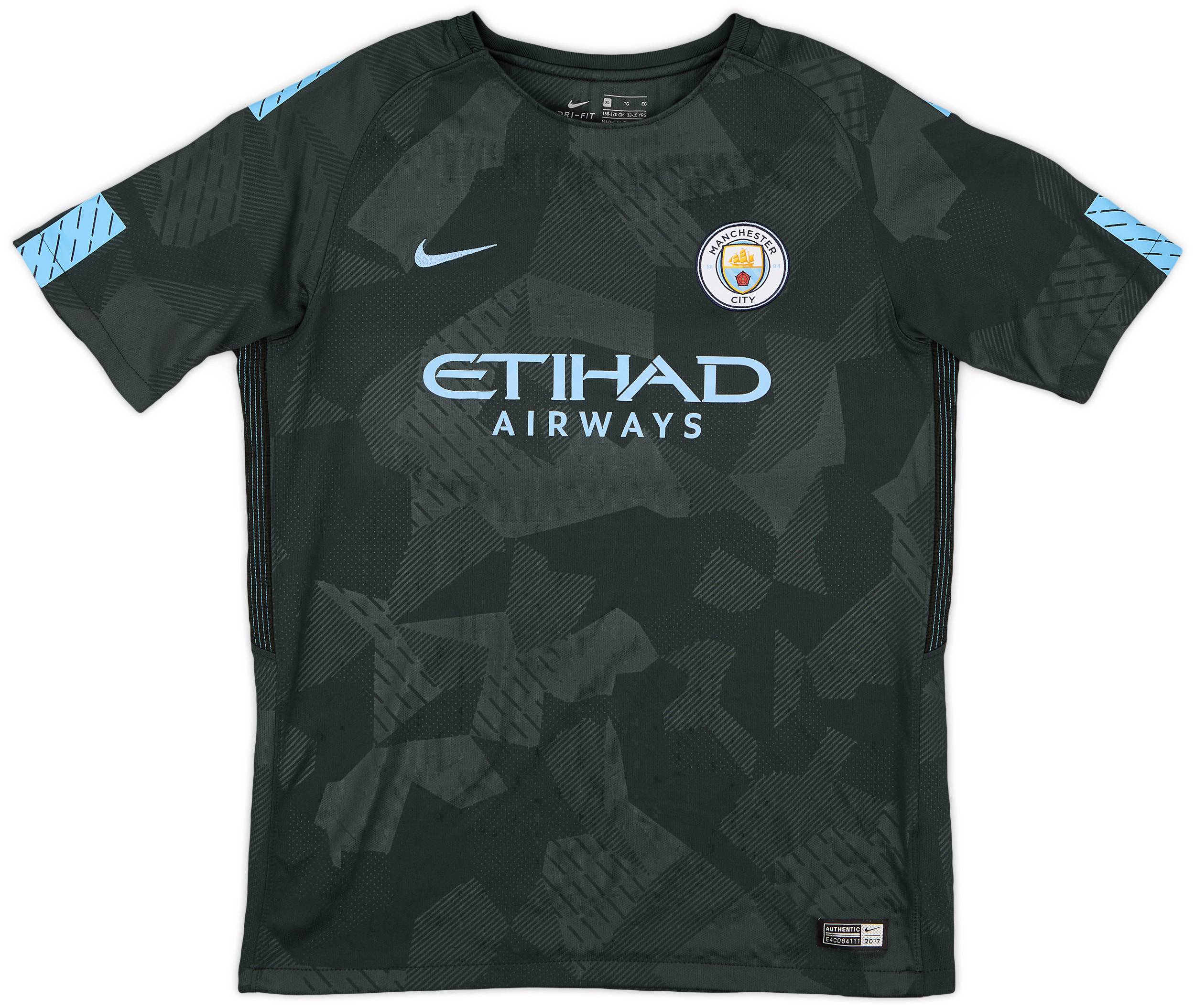 2017-18 Manchester City Third Shirt - 9/10 - (XL.Boys)