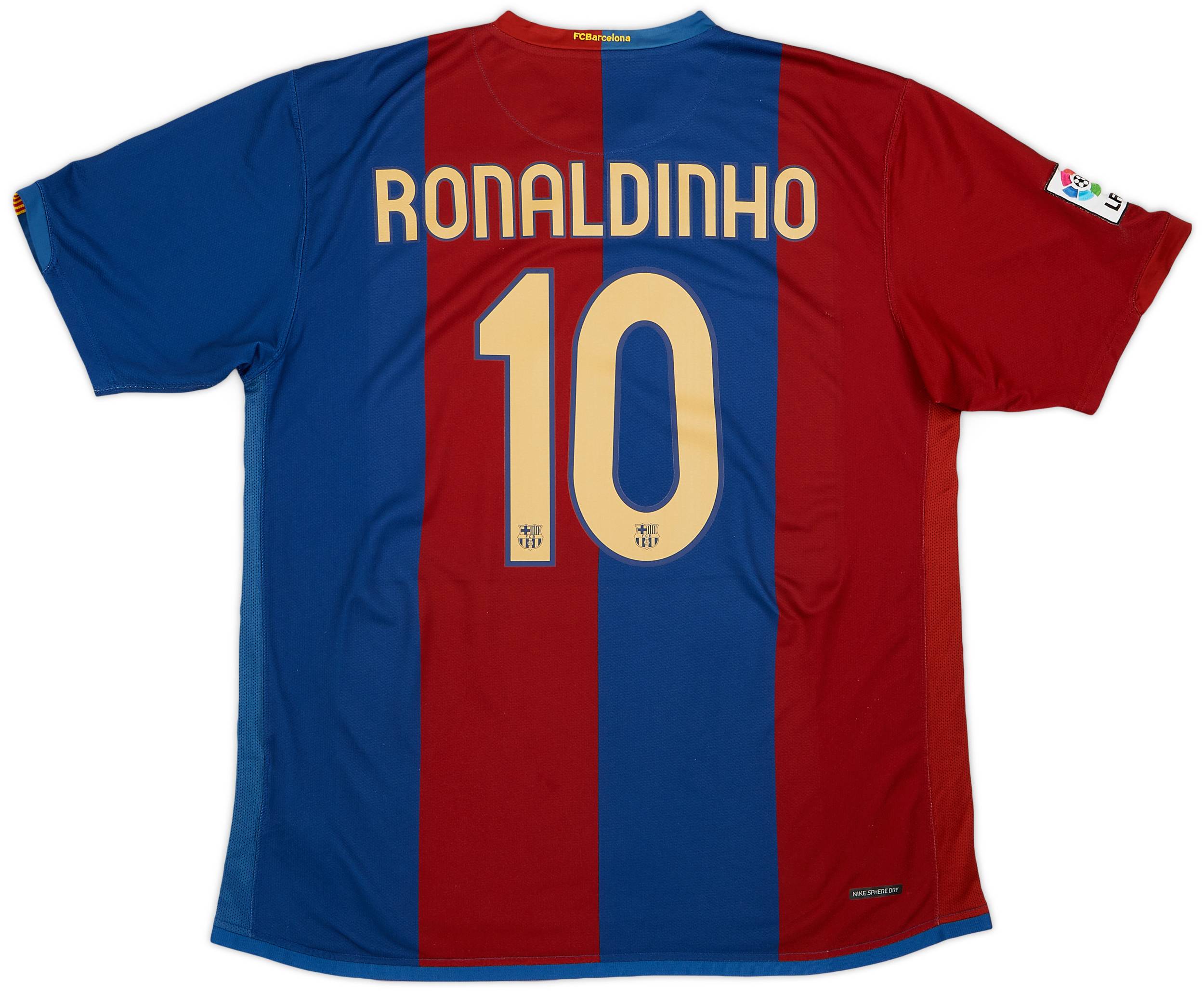 2006 07 Barcelona Home Shirt Ronaldinho 10 9 10 XXL