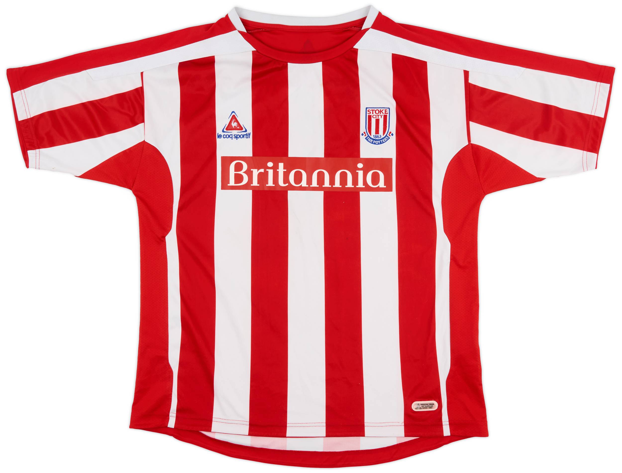 2007-08 Stoke City Home Shirt - 6/10 - (XXL)