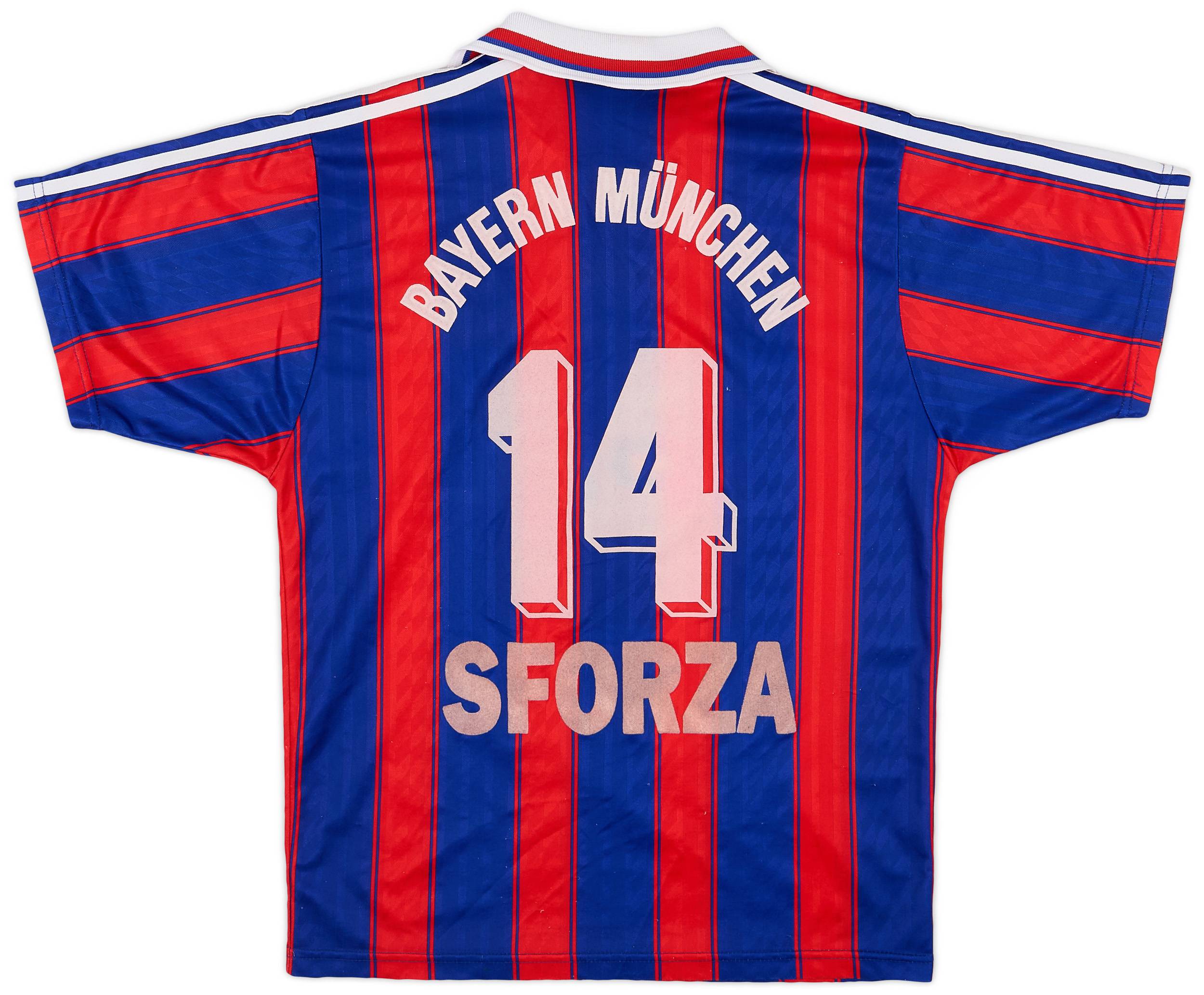 1995-97 Bayern Munich Home Shirt Sforza #14 - 7/10 - (S)