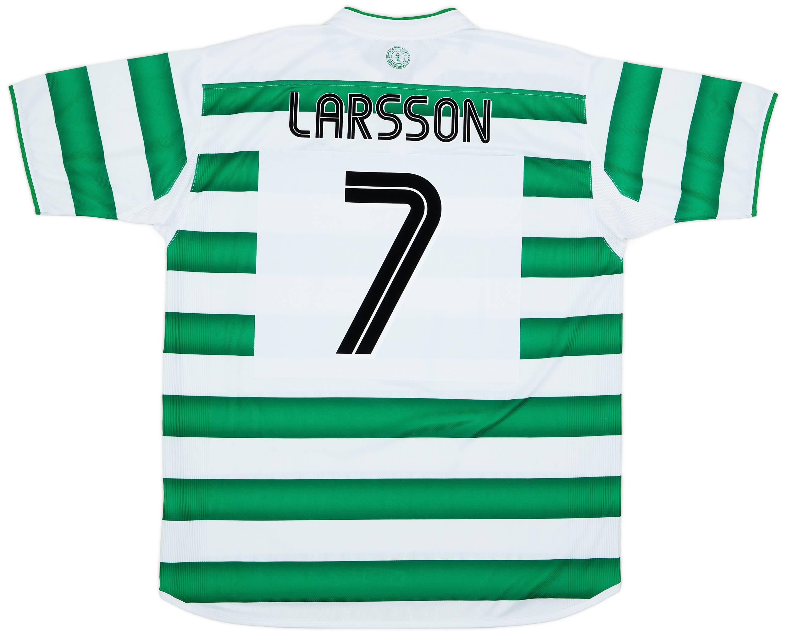 2003-04 Celtic Home Shirt Larsson #7 - 8/10 - (XL)