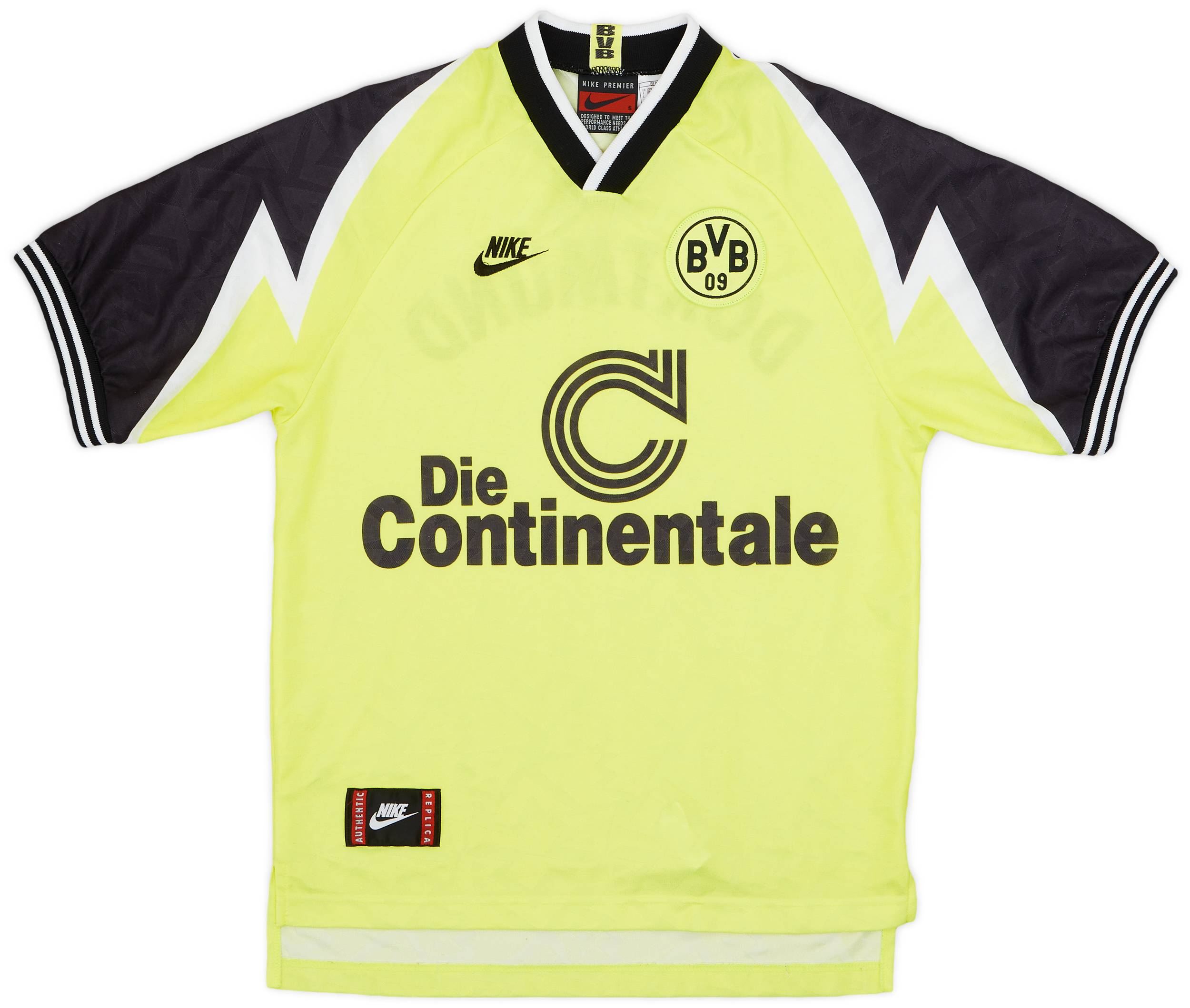 1995-96 Borussia Dortmund Home Shirt - 7/10 - (S)