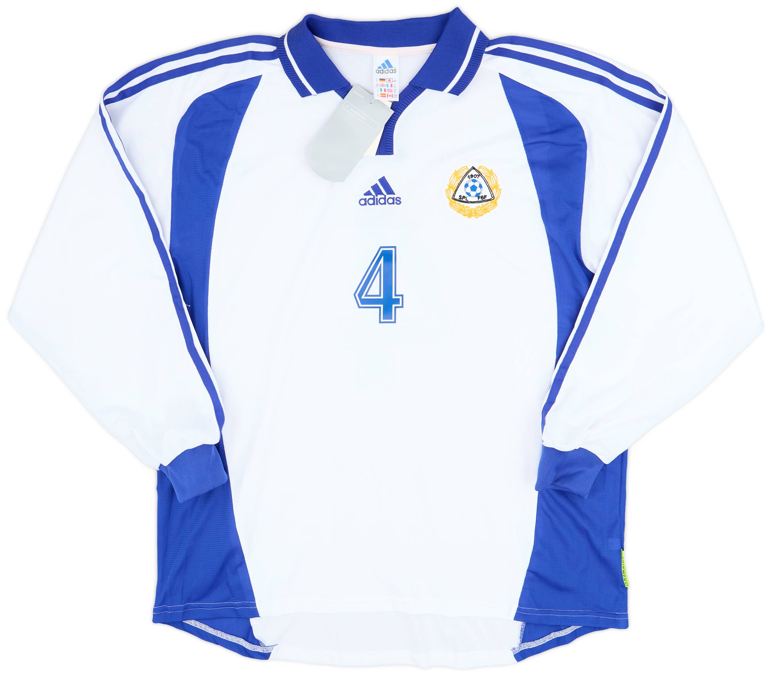 2000-02 Finland Player Issue Home L/S Shirt #4 (XL)