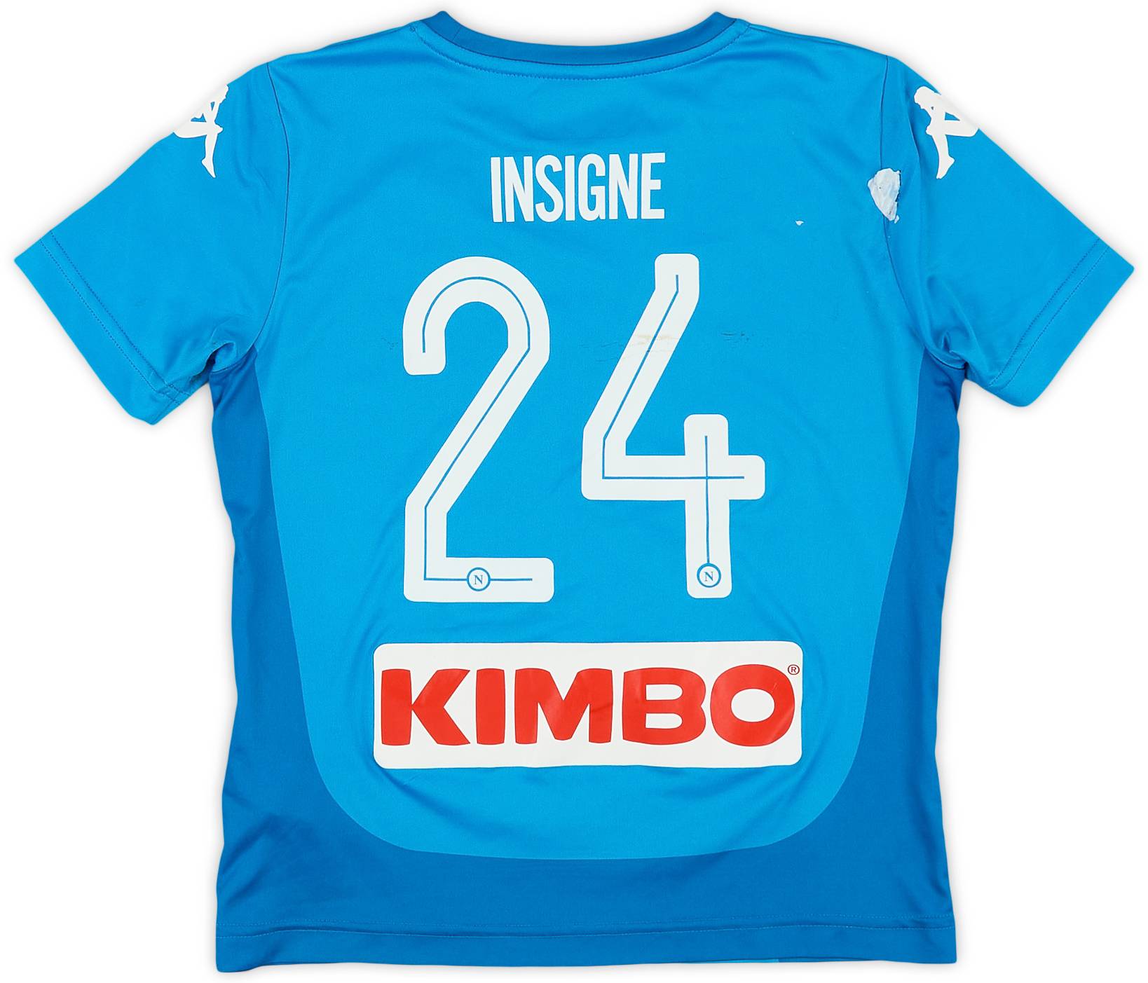 2017-18 Napoli Home Shirt Insigne #24 - 6/10 - (S.Boys)