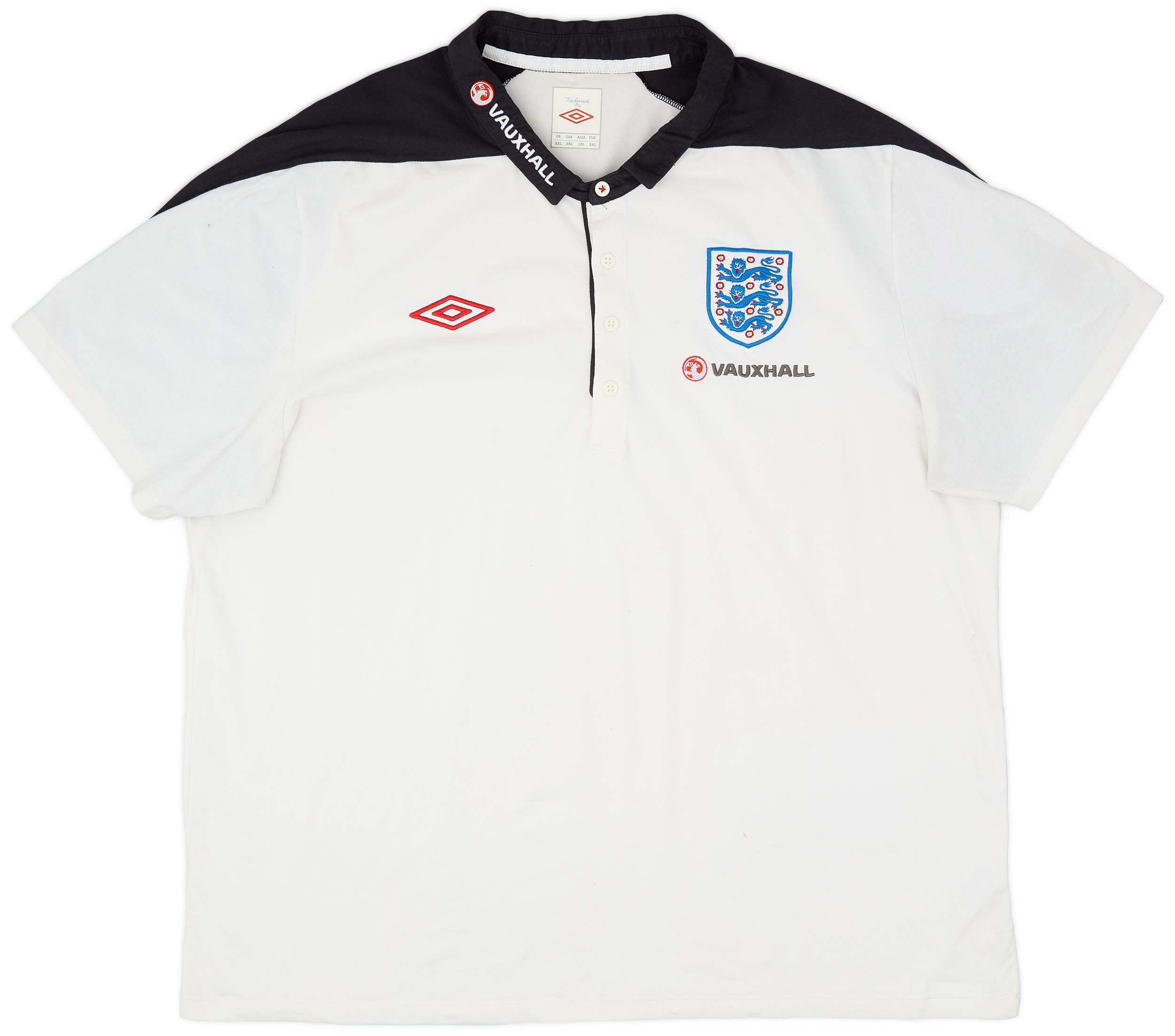 2012 England Umbro Polo Shirt - 9/10 - (XXL)
