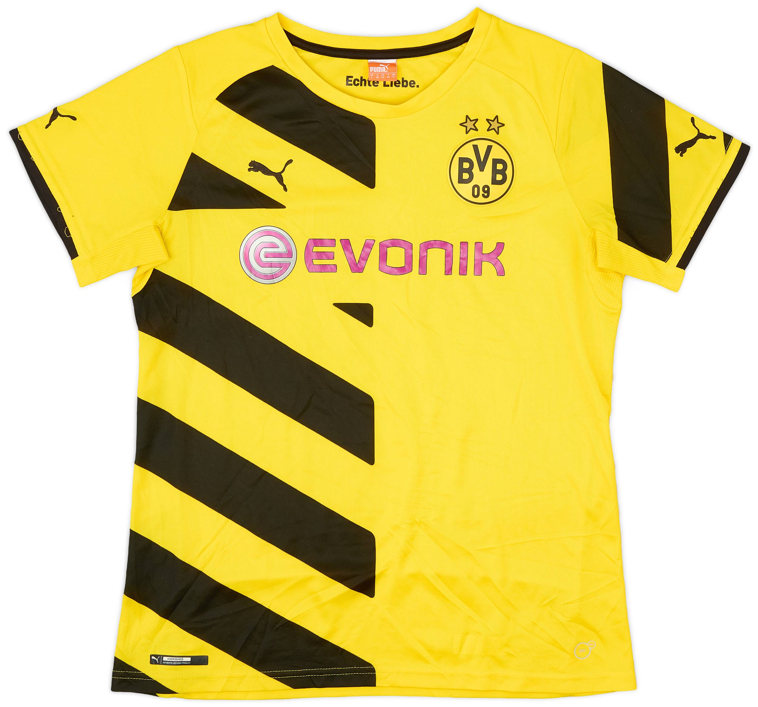 2014-15 Borussia Dormund Home Shirt - 7/10 - (Women's M)
