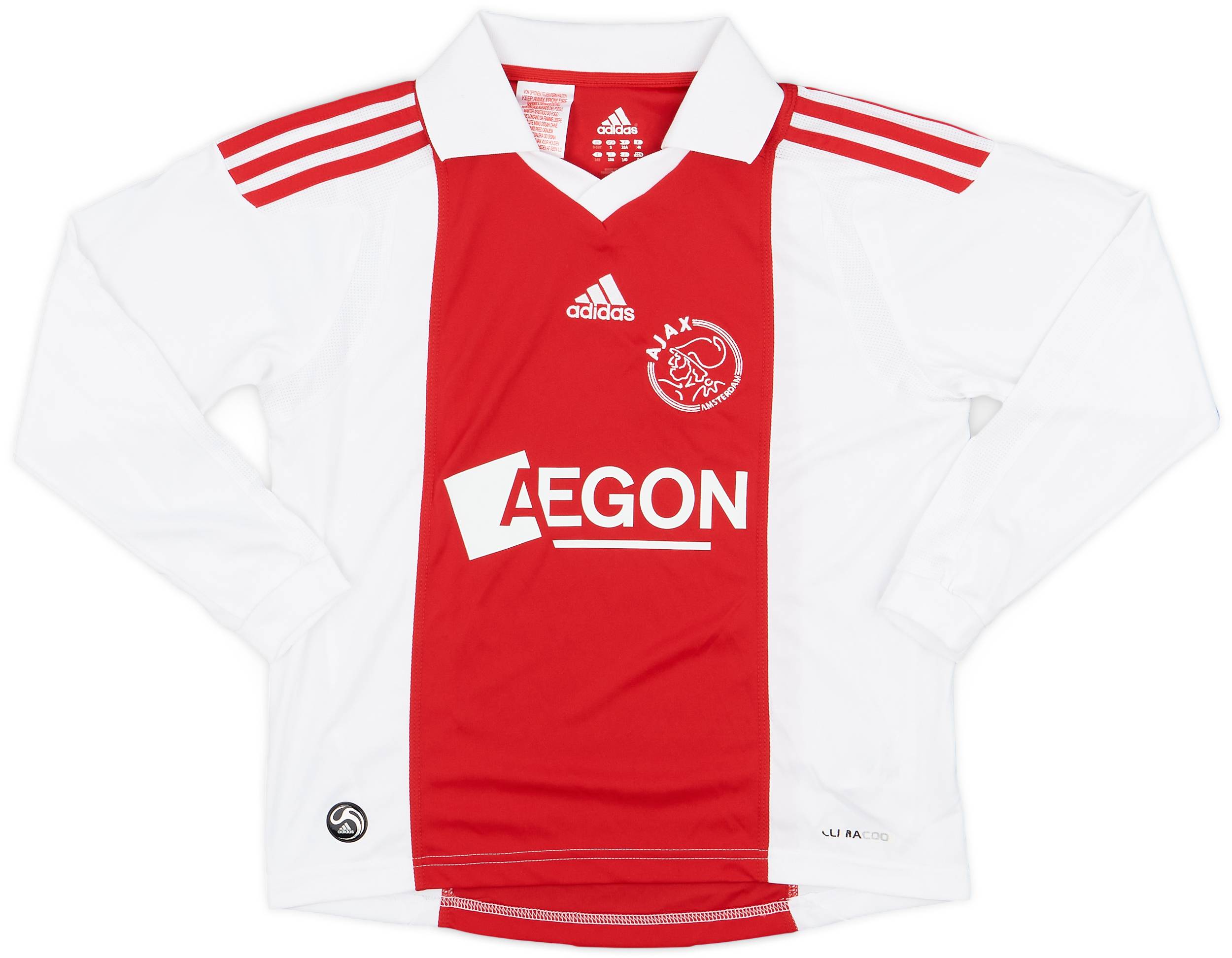 2009-10 Ajax Home L/S Shirt - 7/10 - (S.Boys)