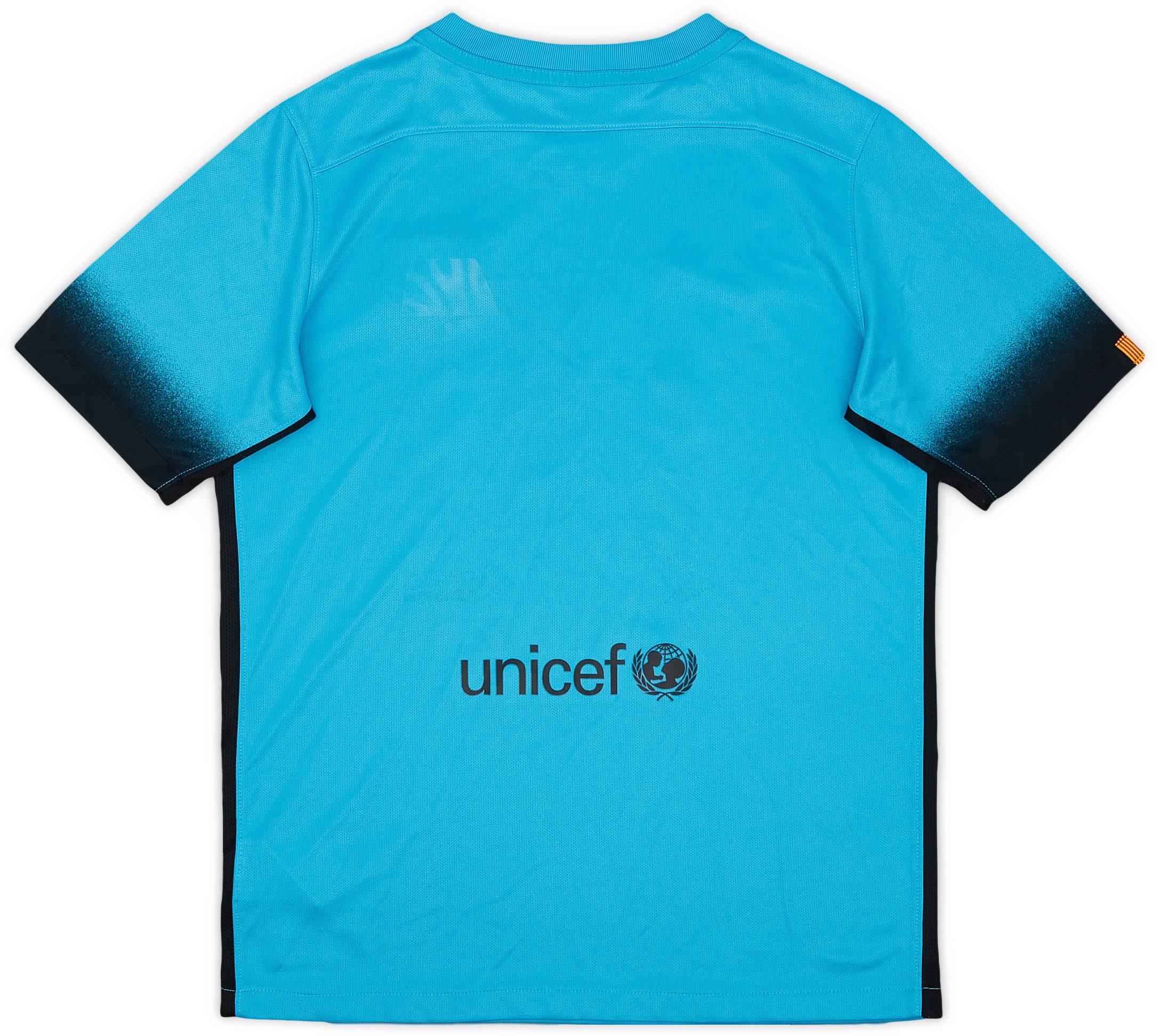 2015-16 Barcelona Third Shirt - 8/10 - (XL.Boys)