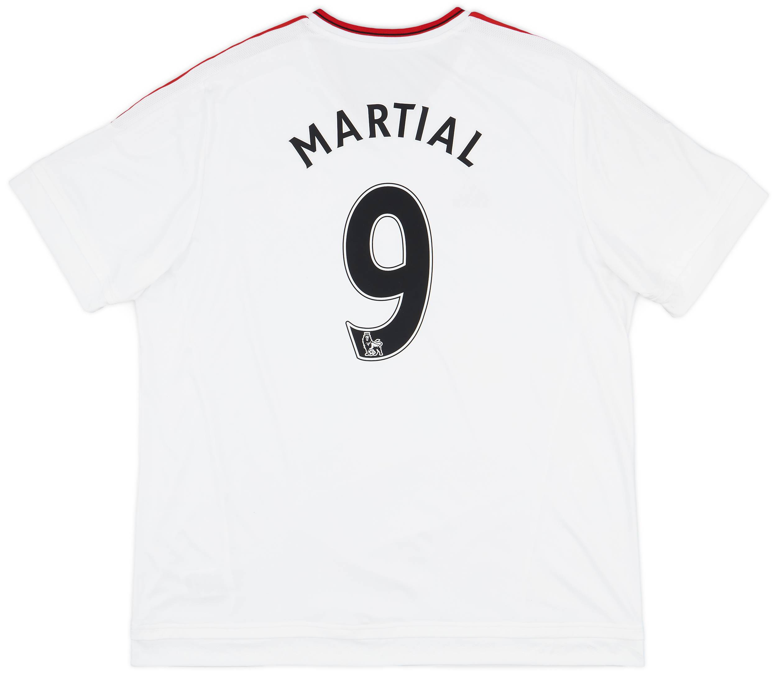 2015-16 Manchester United Away Shirt Martial #9 - 10/10 - (XXL)