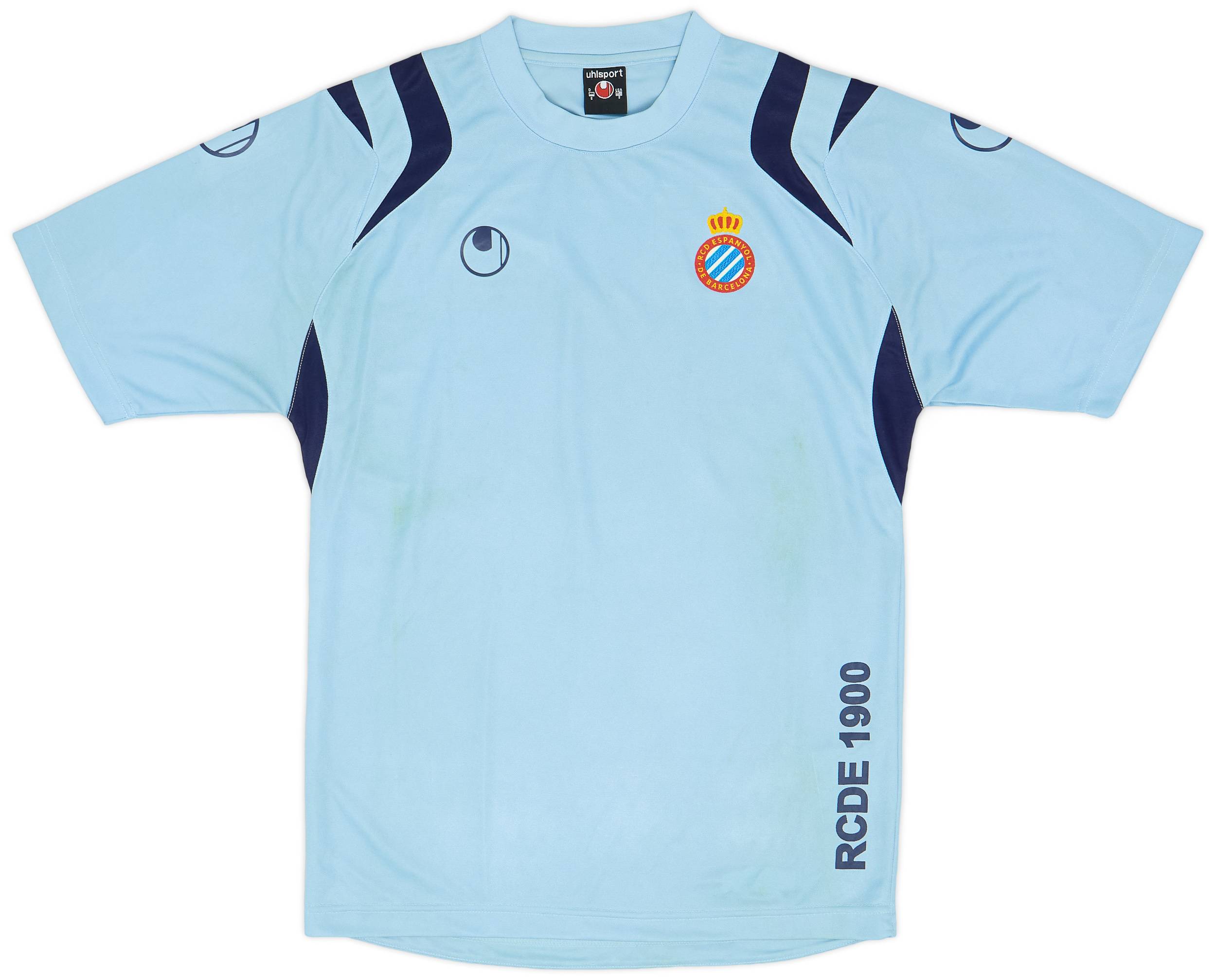 2007-08 Espanyol Uhlsport Training Shirt - 5/10 - (S)