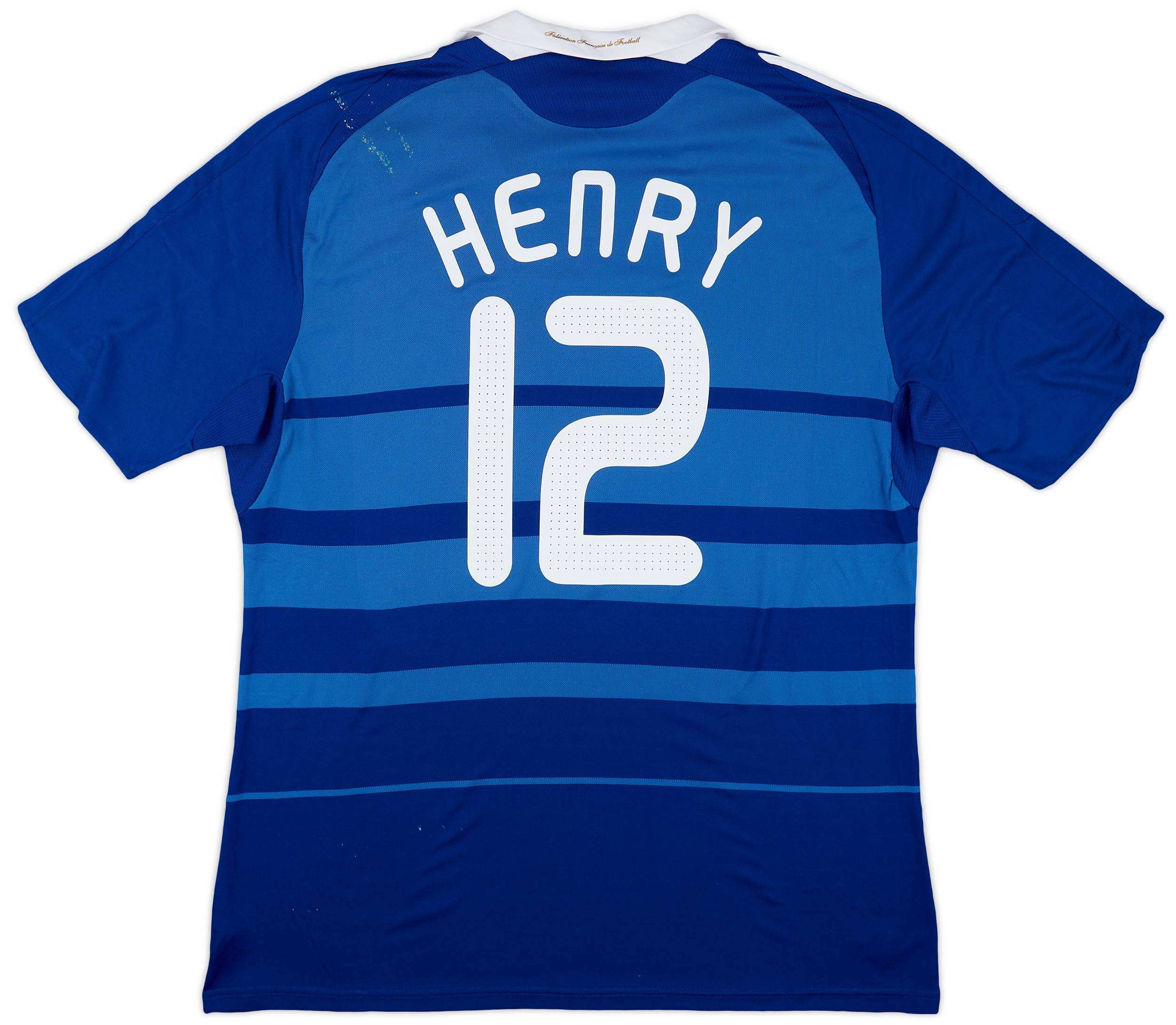 2008-09 France Home Shirt Henry #12 - 6/10 - (XXL)