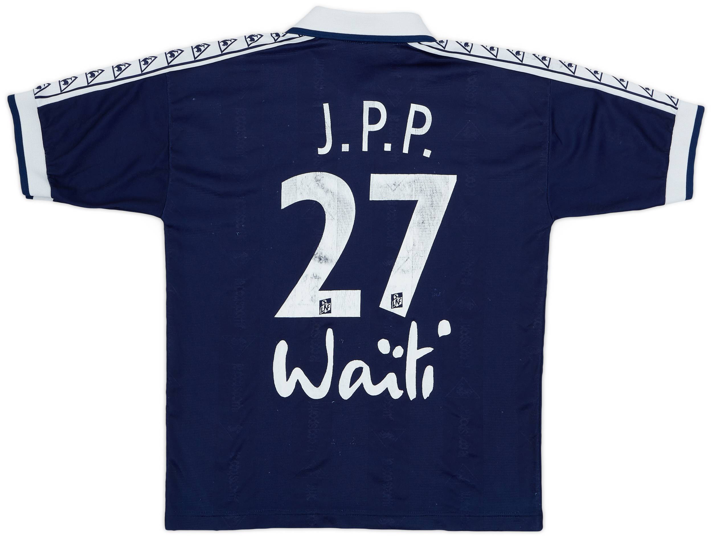 1996-97 Bordeaux Home Shirt J.P.P. #27 - 5/10 - (M)