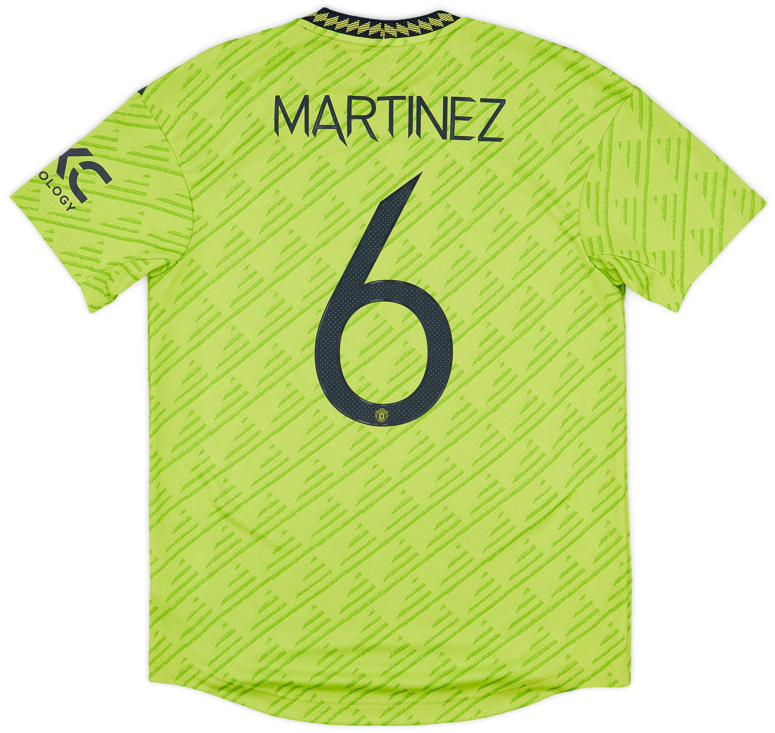 2022-23 Manchester United Authentic Third Shirt Martinez #6 - 9/10 - (M)