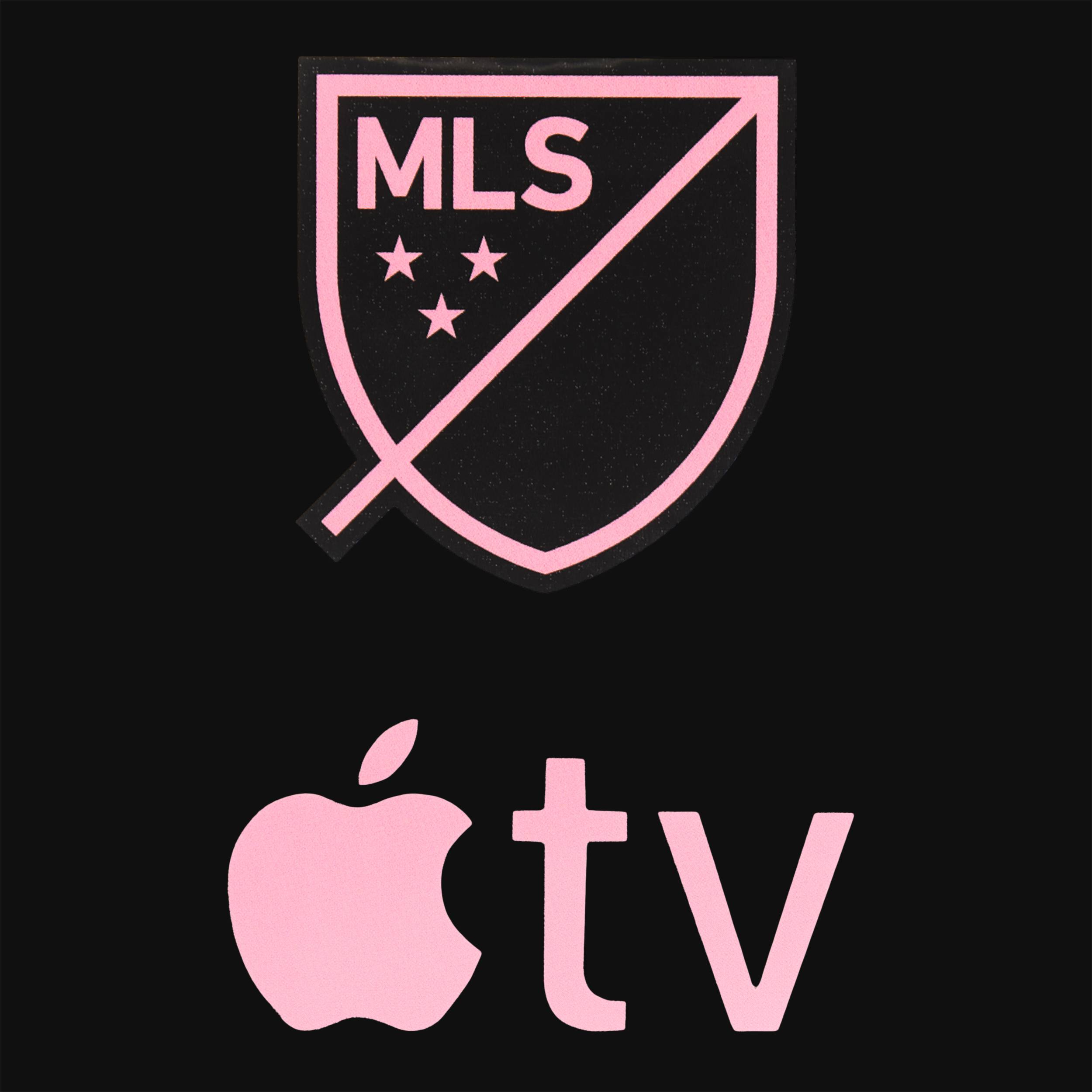 2023-25 Inter Miami Away MLS & Apple TV Player Issue Sleeve Sponsor