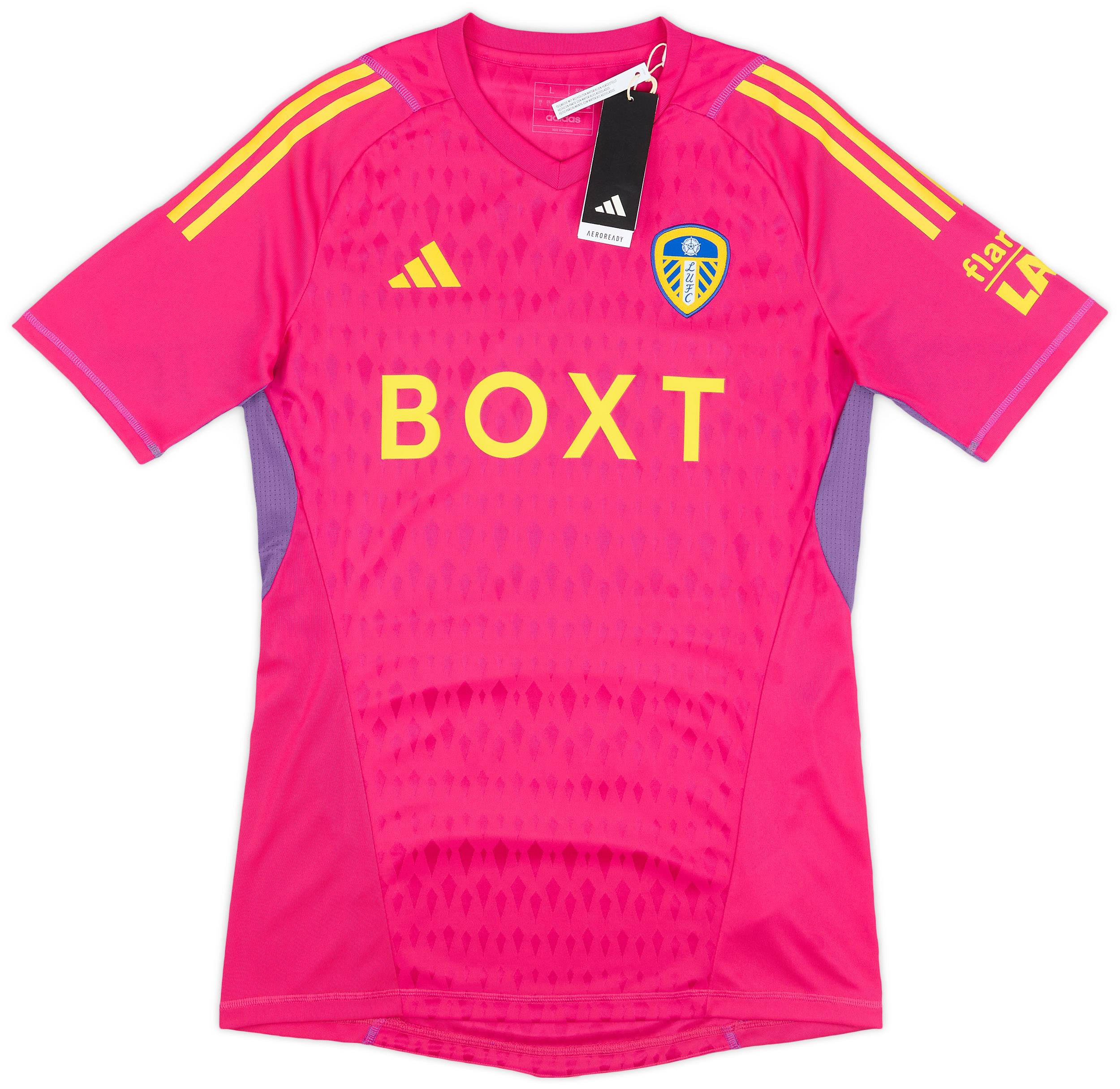 2023-24 Leeds United Player Issue GK Away S/S Shirt