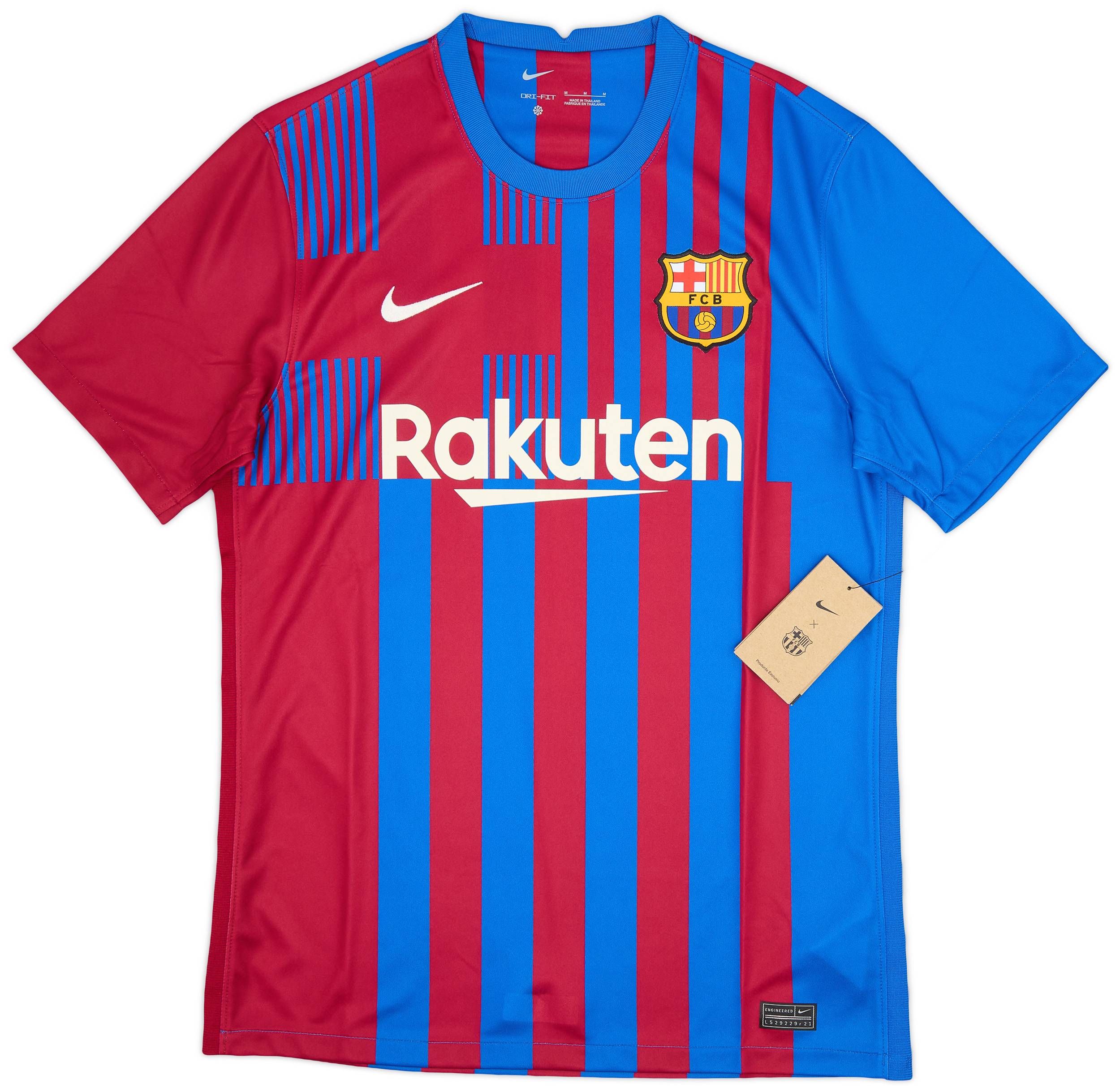 2021-22 Barcelona Home Shirt (M)
